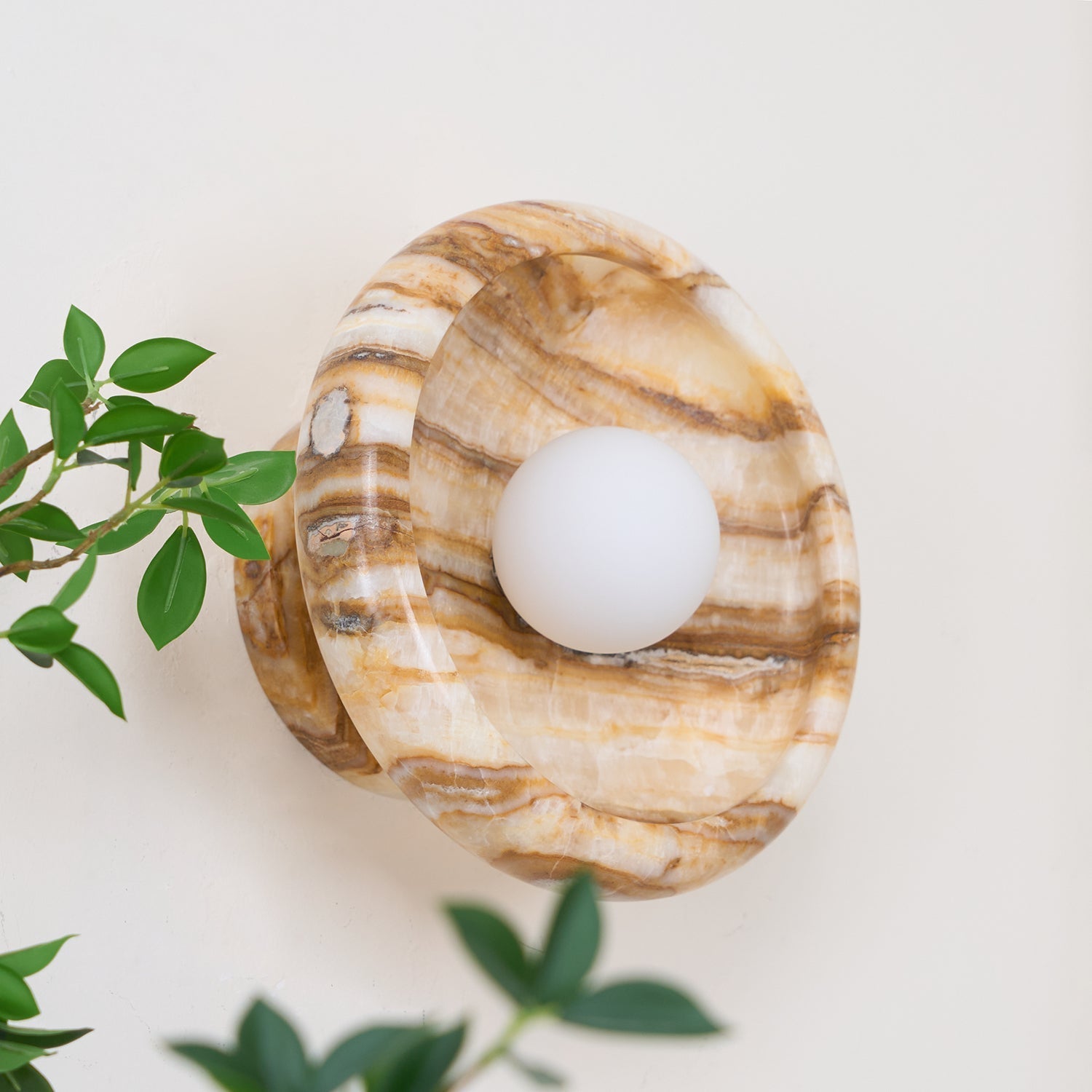 Onvix Natural Onyx Wall Light - Neutralighting