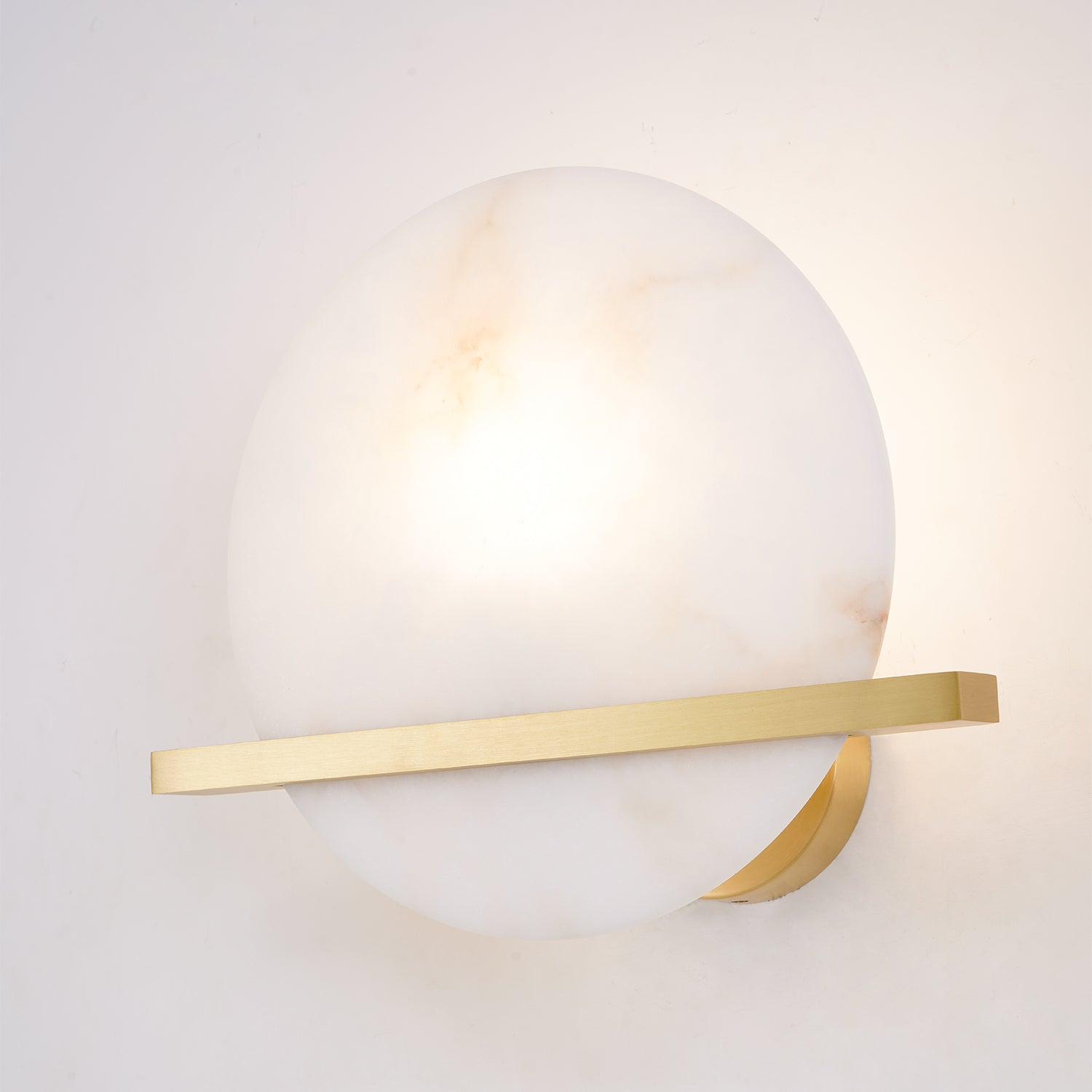 Savion Wall Lamp Alabaster Moon Horizon - Neutralighting