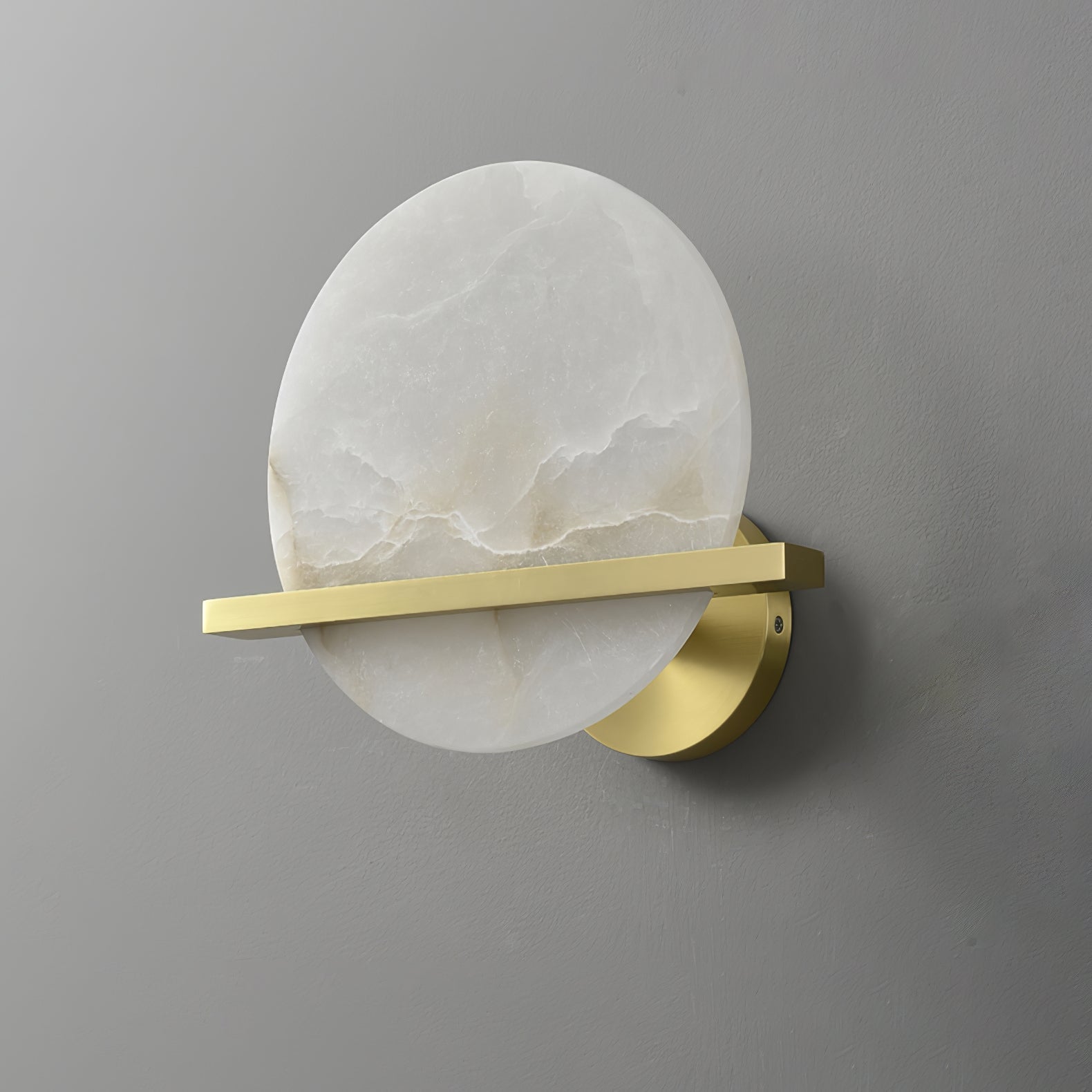 Savion Wall Lamp Alabaster Moon Horizon - Neutralighting