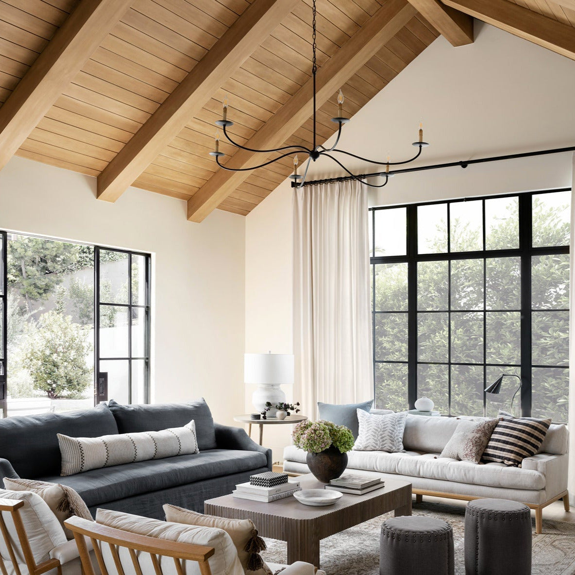 Alfred Chandeliers Candle-style Farmhouse - Neutralighting