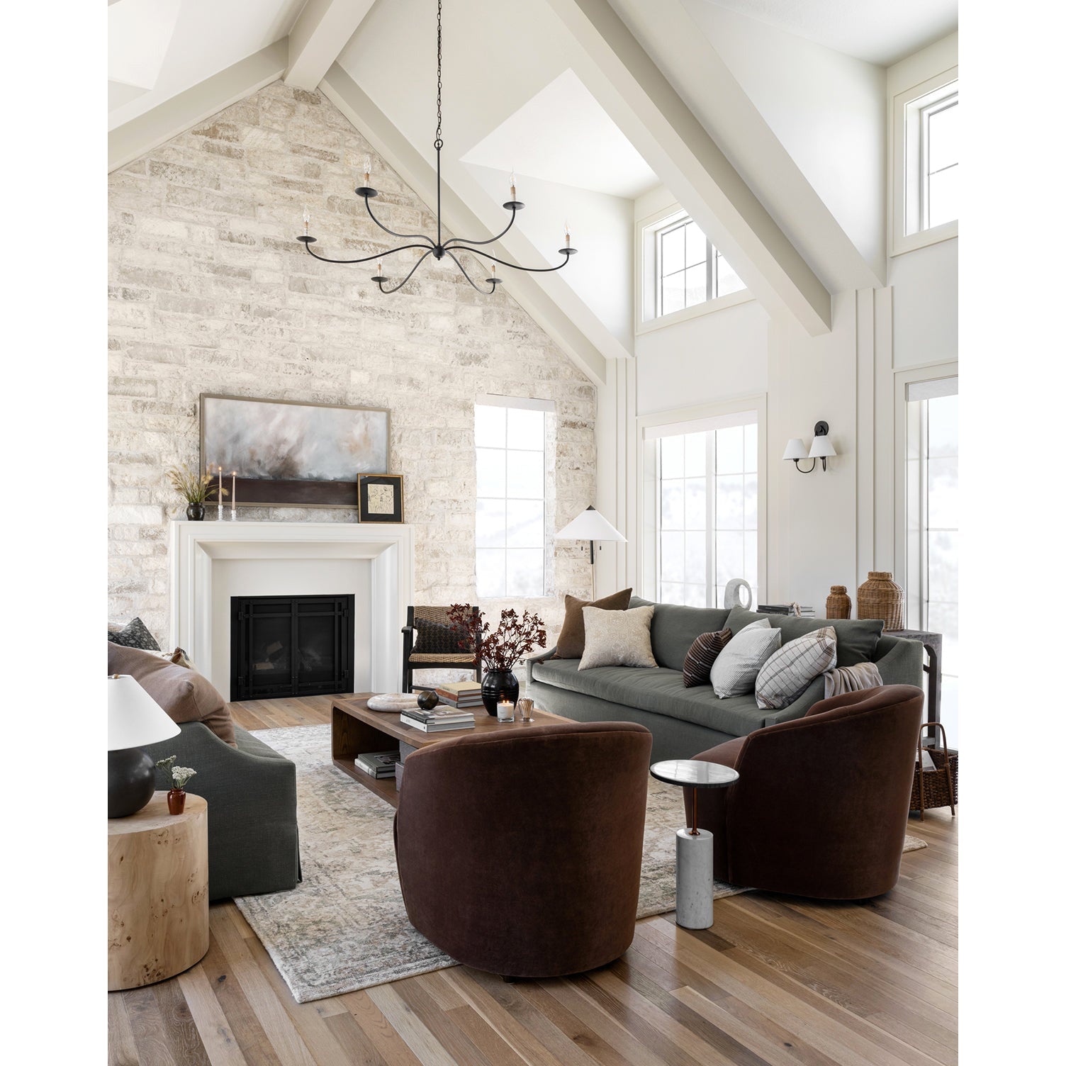 Varese Chandelier 6-Light Candle - Neutralighting