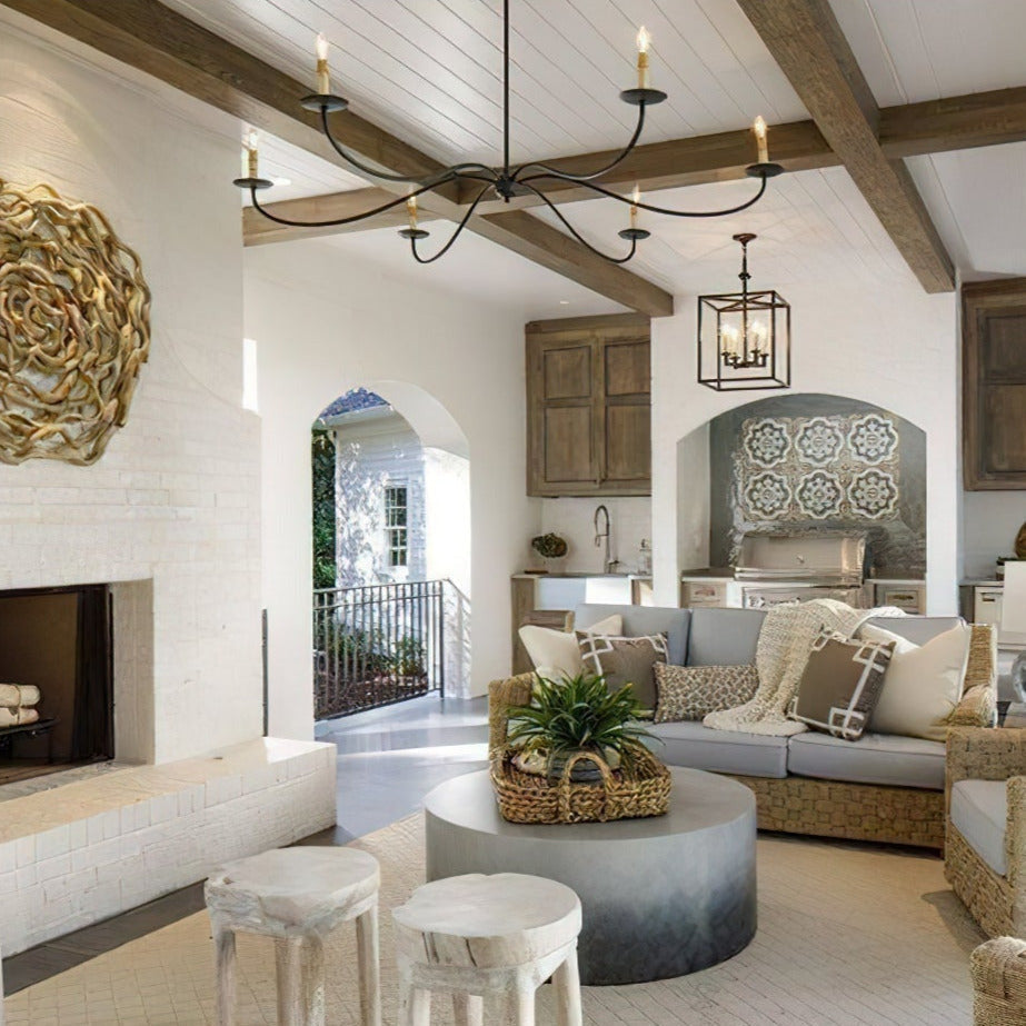 Alfred Chandeliers Candle-style Farmhouse - Neutralighting