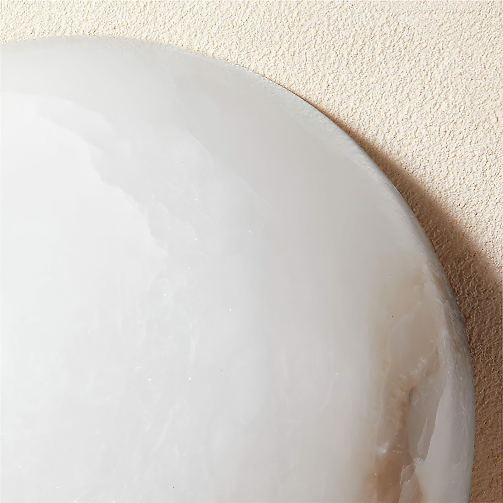 Visoliel Minimalist Alabaster Ceiling Light - Neutralighting