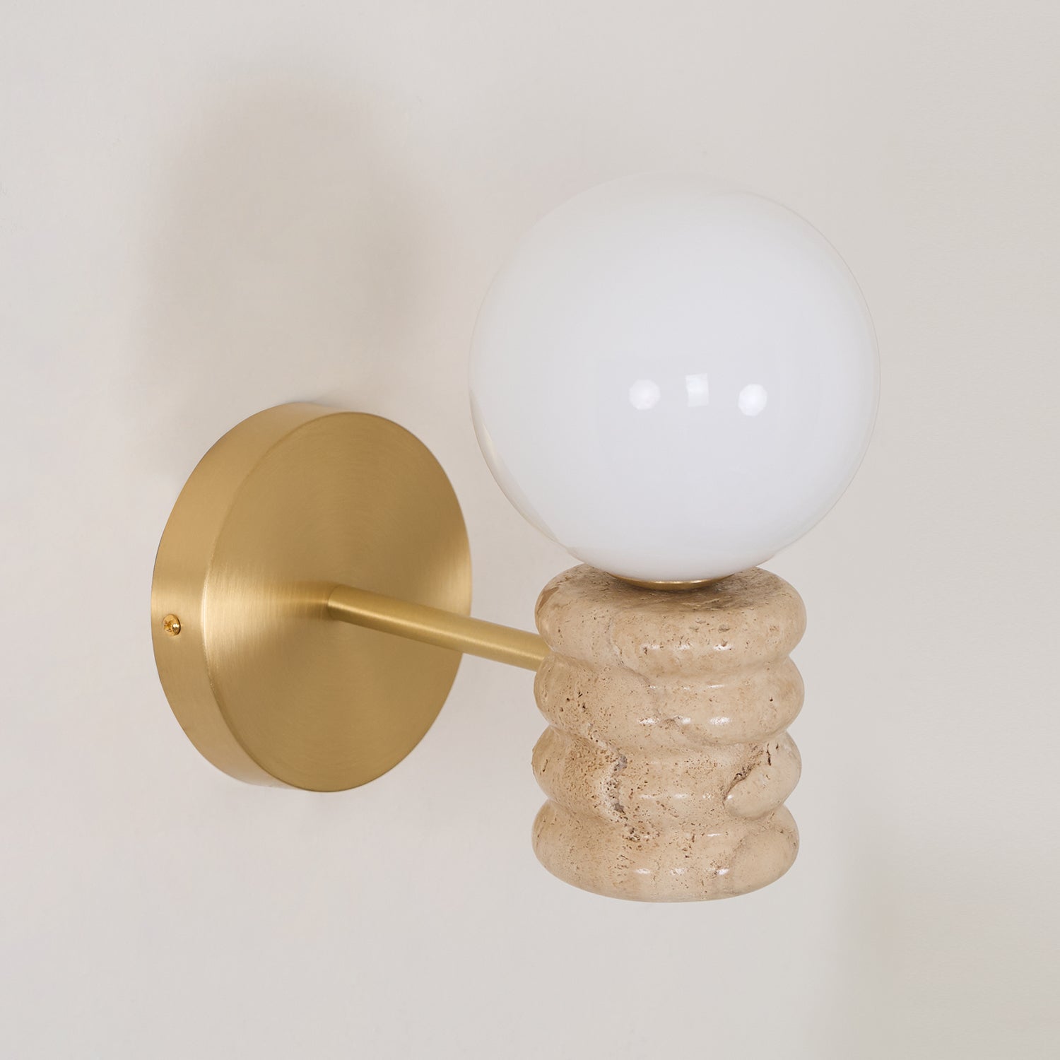 Calenne Wall Lamp Travertine - Neutralighting