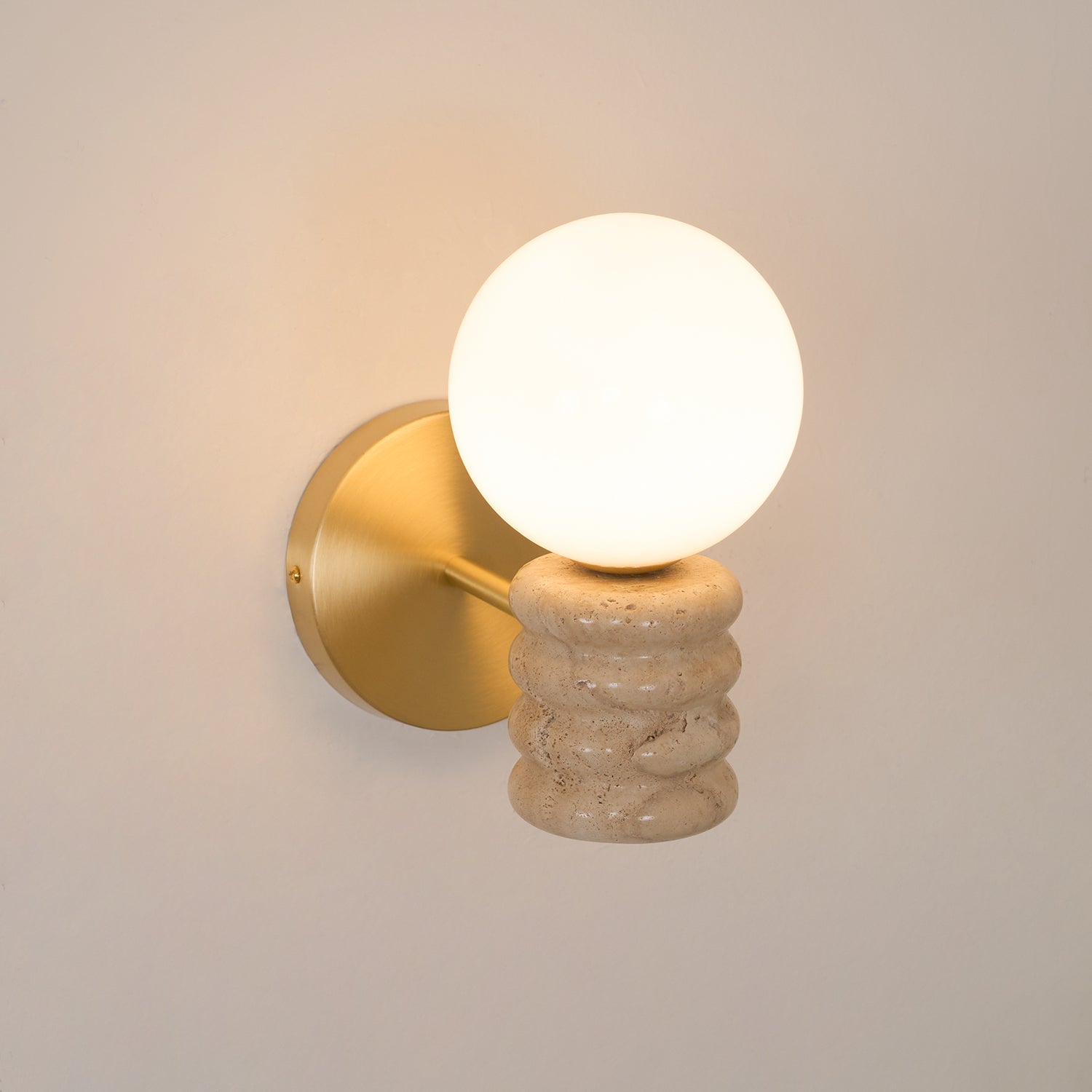 Calenne Wall Lamp Travertine - Neutralighting