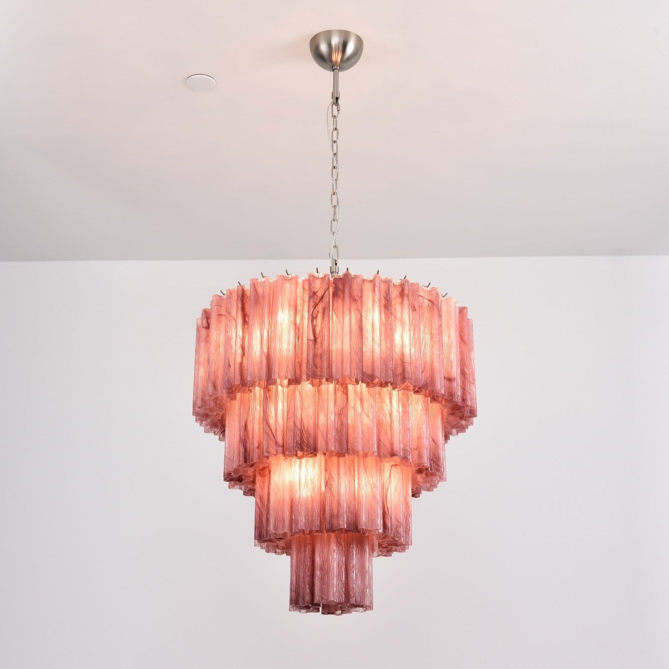 Aurora Chandelier Cascade Layered Glass Elegant Vintage - Neutralighting