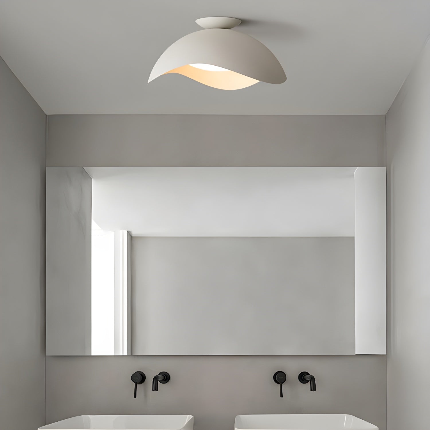 Myox Bowl Wave Ceiling Light - Neutralighting
