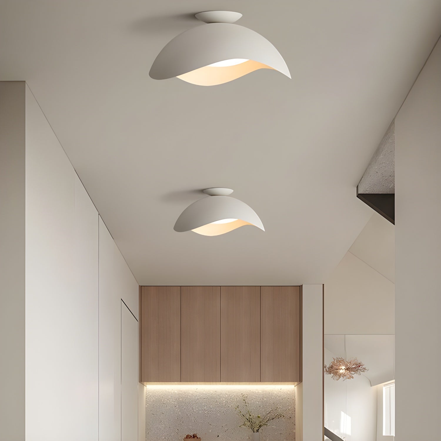 Myox Bowl Wave Ceiling Light - Neutralighting