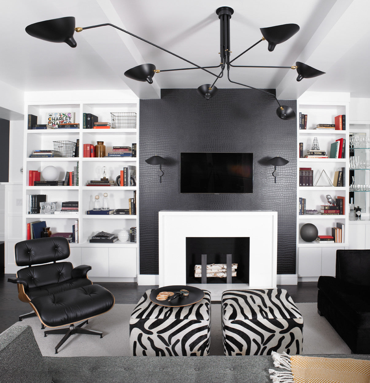 Jaler Industry Three Arm Ceiling Light