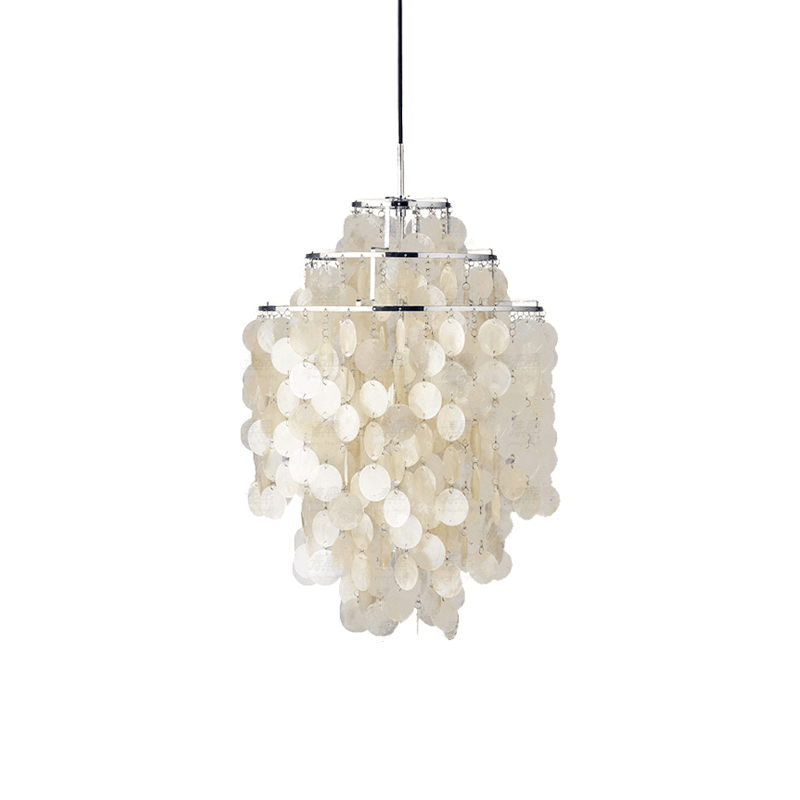 Elios Elegant Capiz Shell Chandelier - Neutralighting