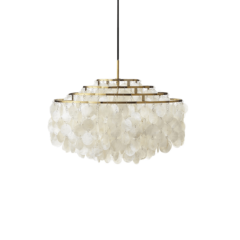 Elios Elegant Capiz Shell Chandelier - Neutralighting