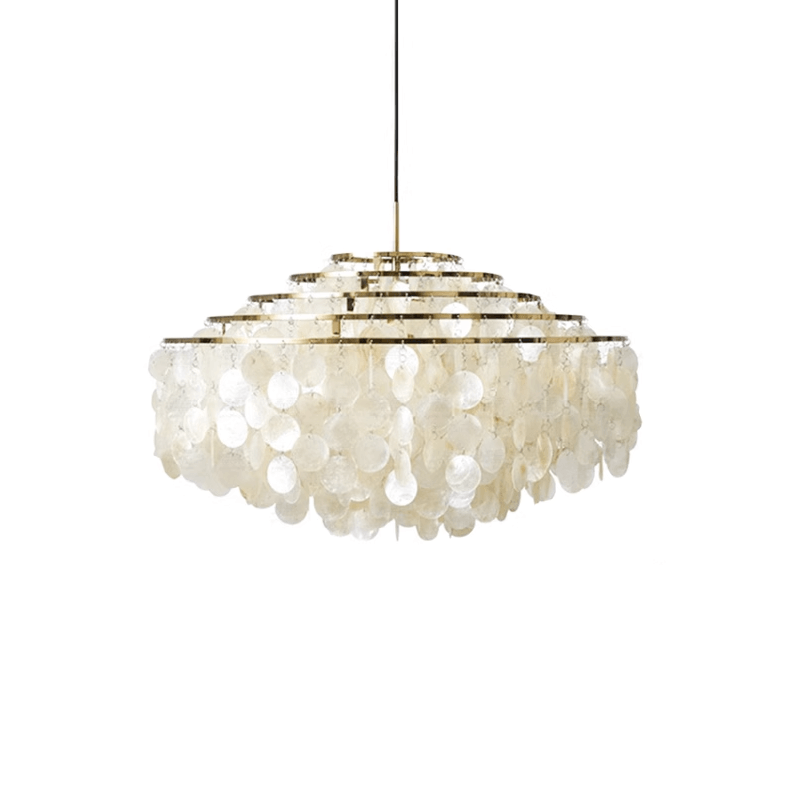Elios Elegant Capiz Shell Chandelier - Neutralighting