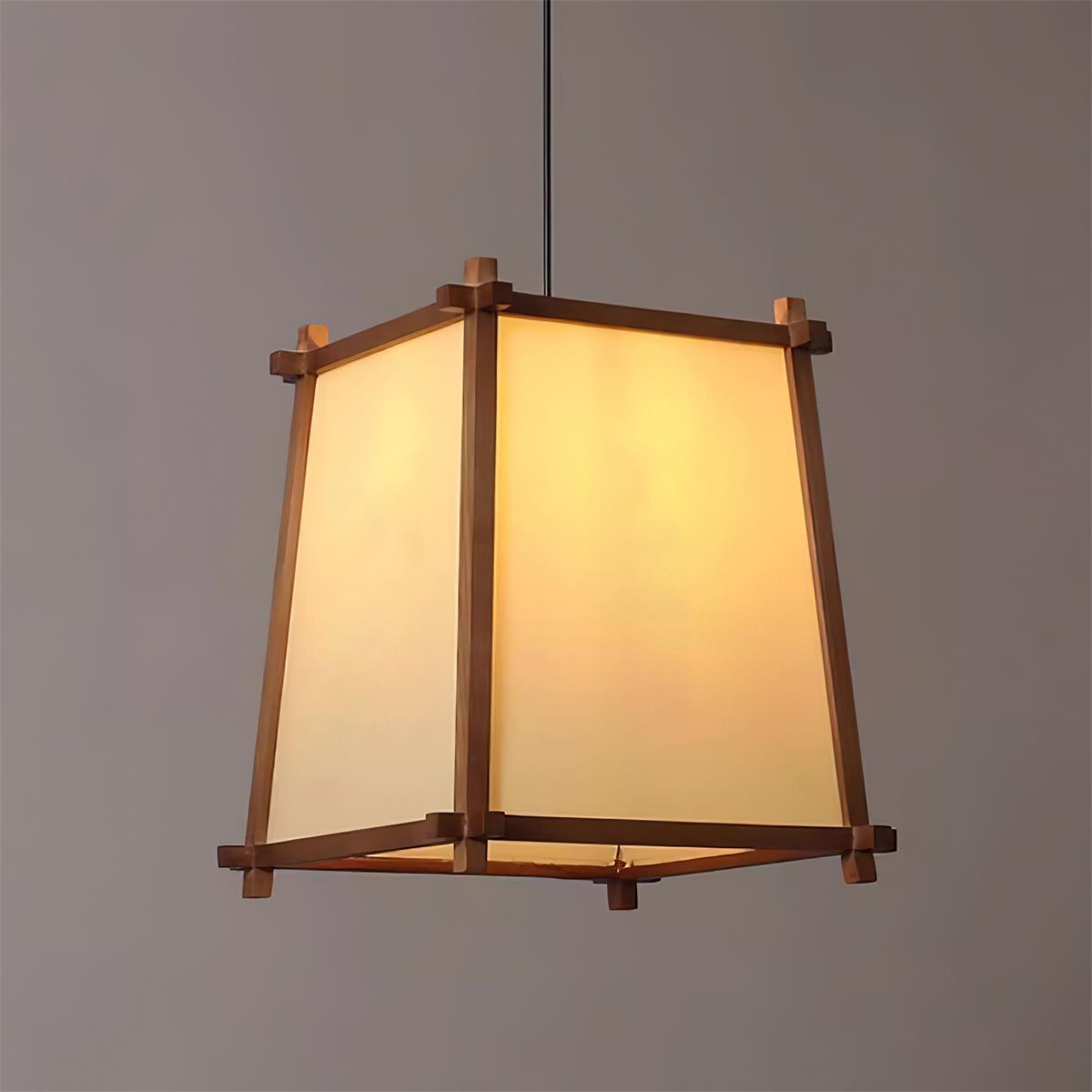 Calira Pendant Light Fabric Geometric - Neutralighting