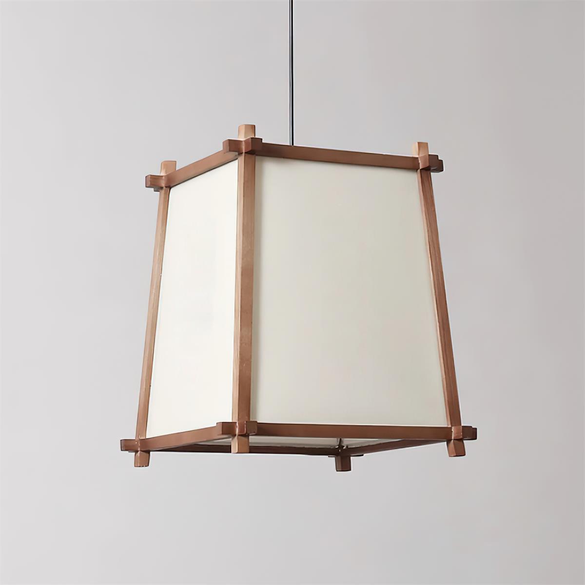 Calira Pendant Light Fabric Geometric - Neutralighting