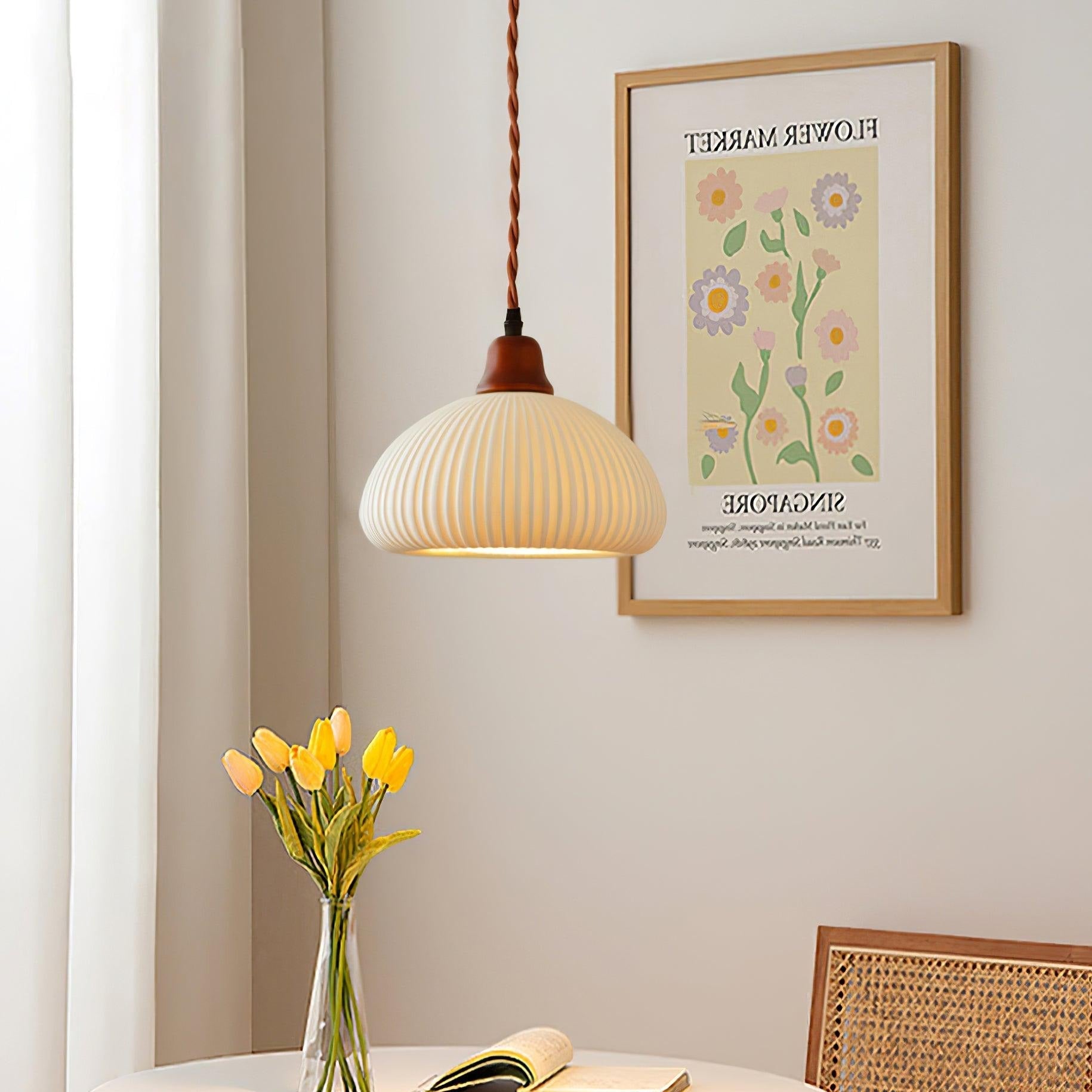 Claire Ceramic Pendant Lights - Neutralighting