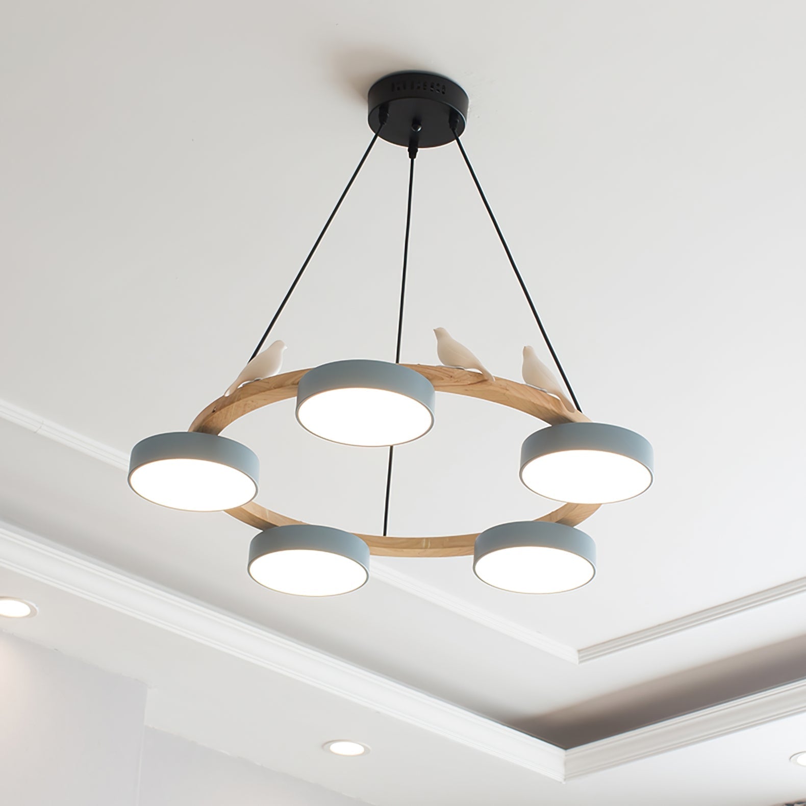 Cliff Chandelier Bird Round - Neutralighting