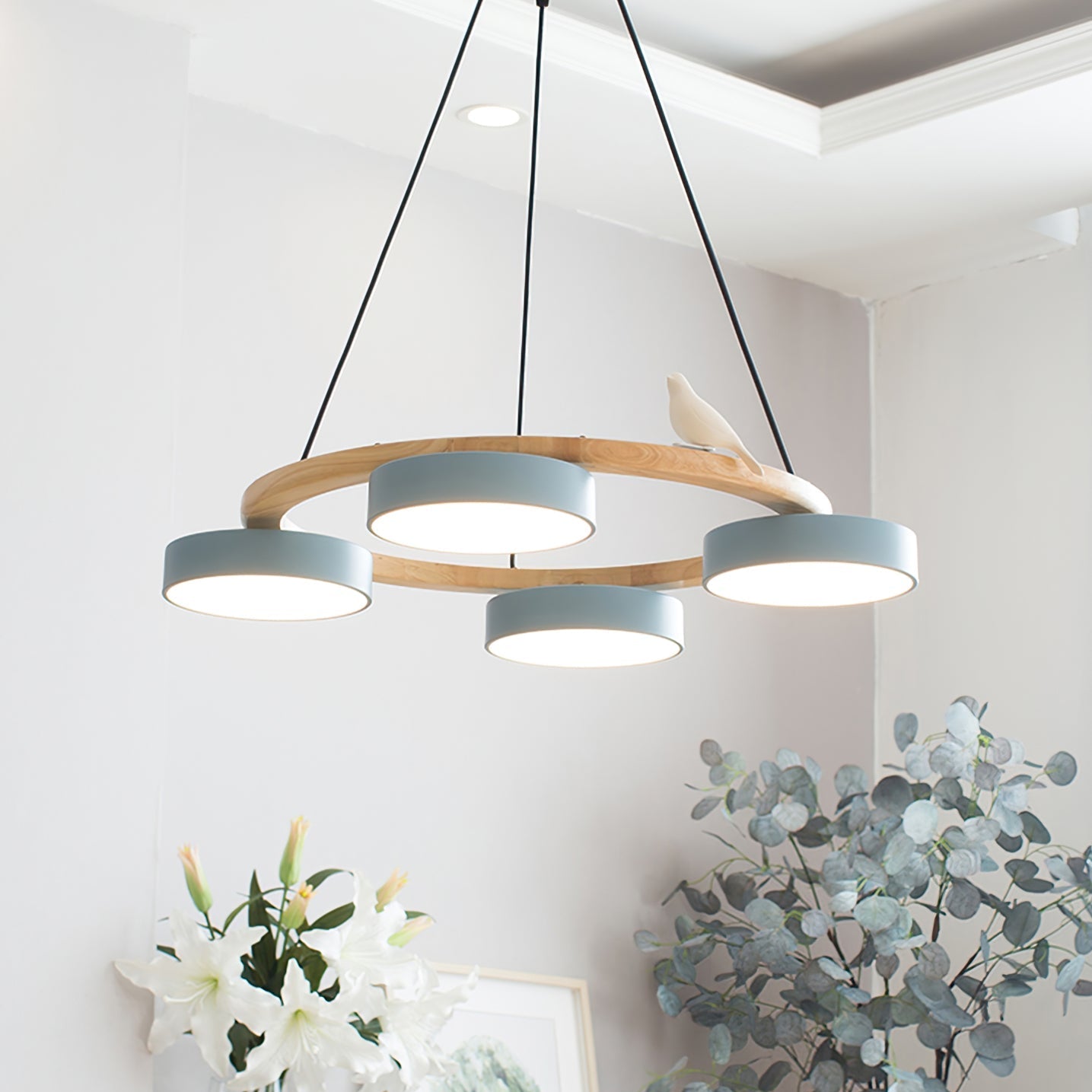 Cliff Chandelier Bird Round - Neutralighting