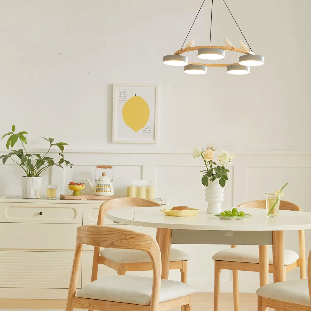 Cliff Chandelier Bird Round - Neutralighting