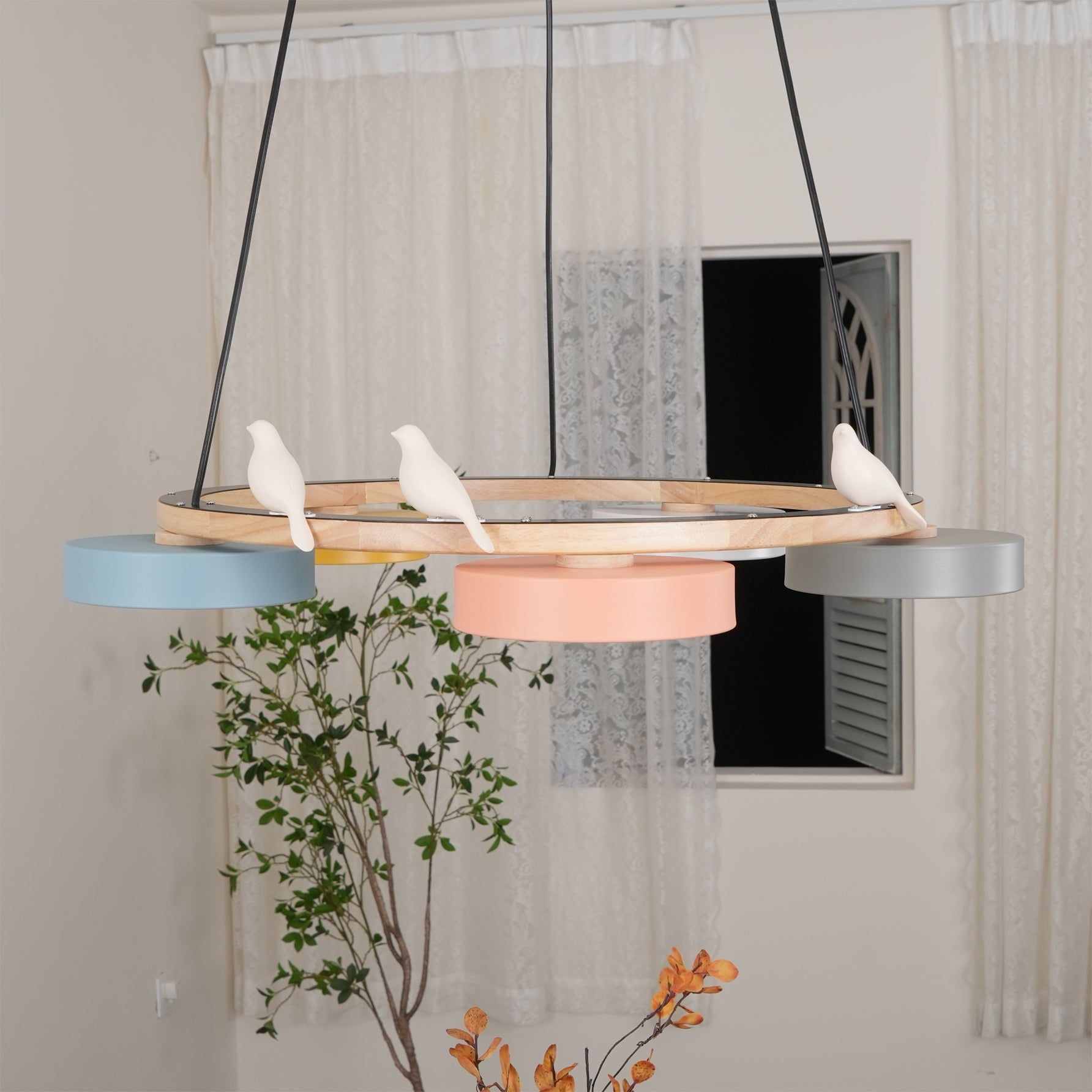 Cliff Chandelier Bird Round - Neutralighting