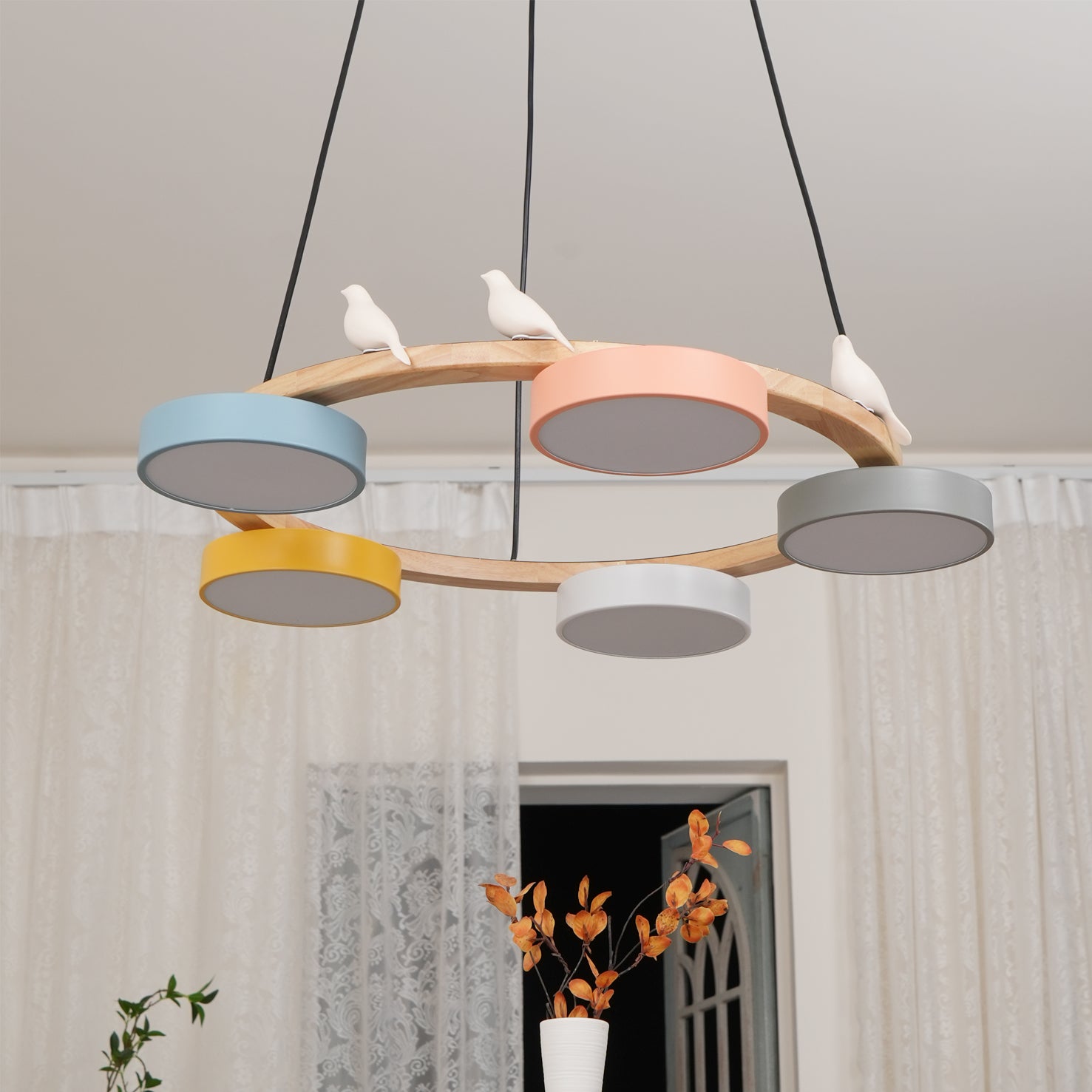 Cliff Chandelier Bird Round - Neutralighting