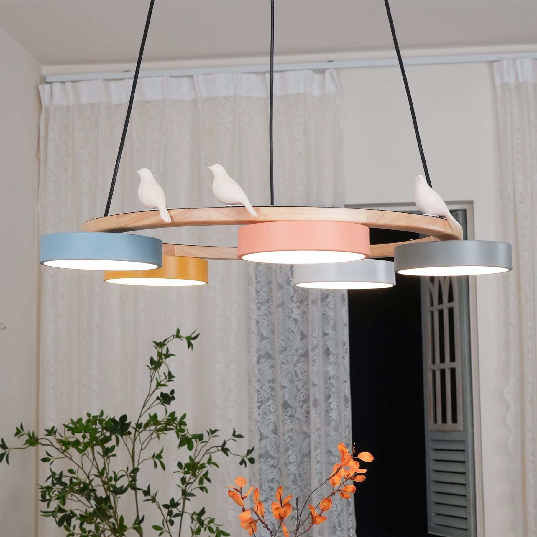 Cliff Chandelier Bird Round - Neutralighting