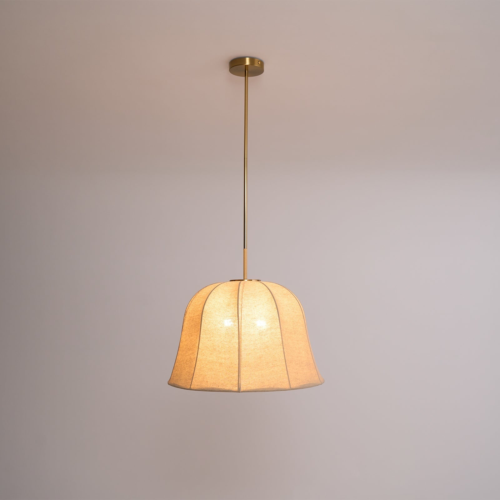 Tala Pendant Light Bell Fabric Line - Neutralighting