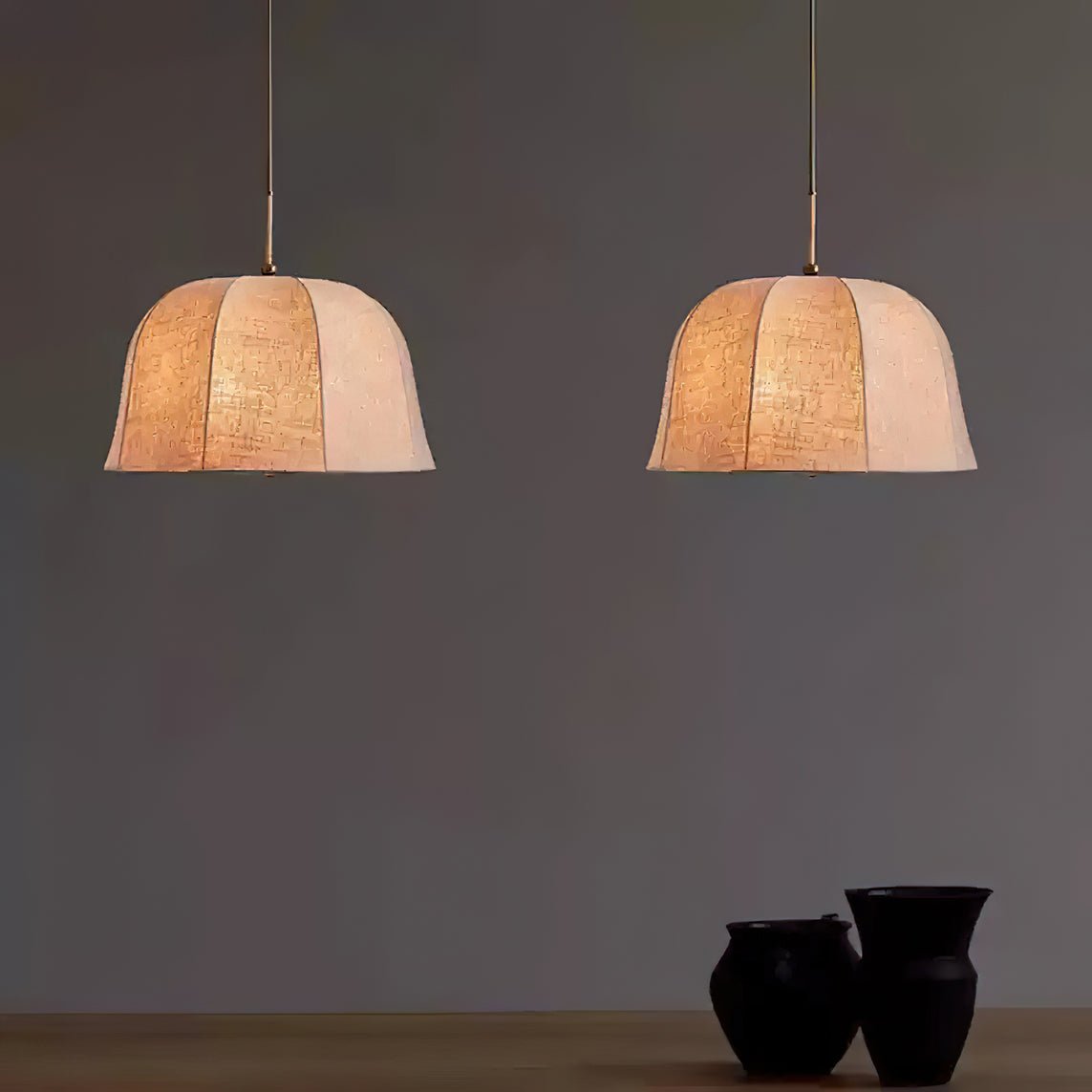 Tala Pendant Light Bell Fabric Line - Neutralighting