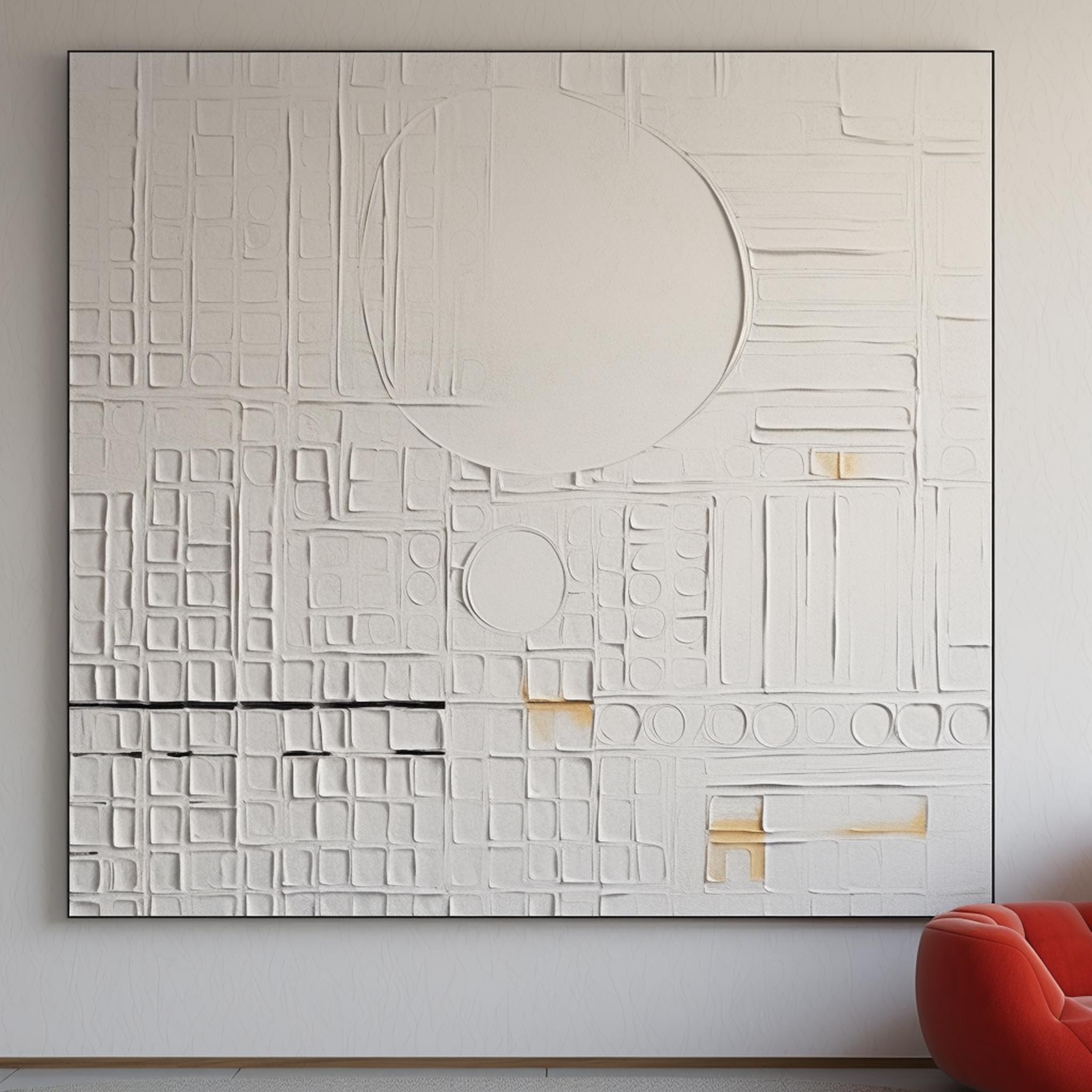 Plaster Art Texture Painting SG242 - Neutralighting