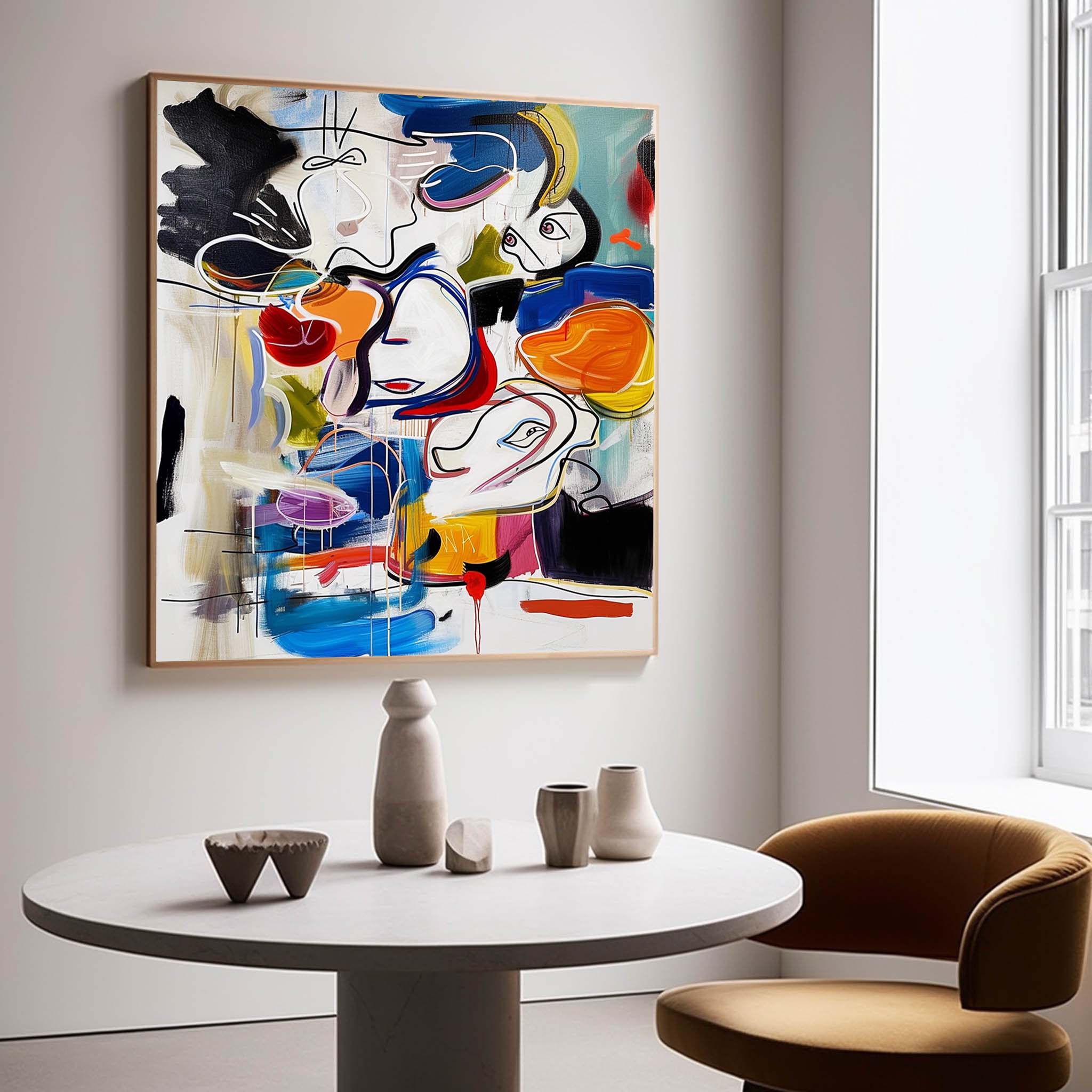 ABSTRACT GRAFFITI ART GA055 - Neutralighting