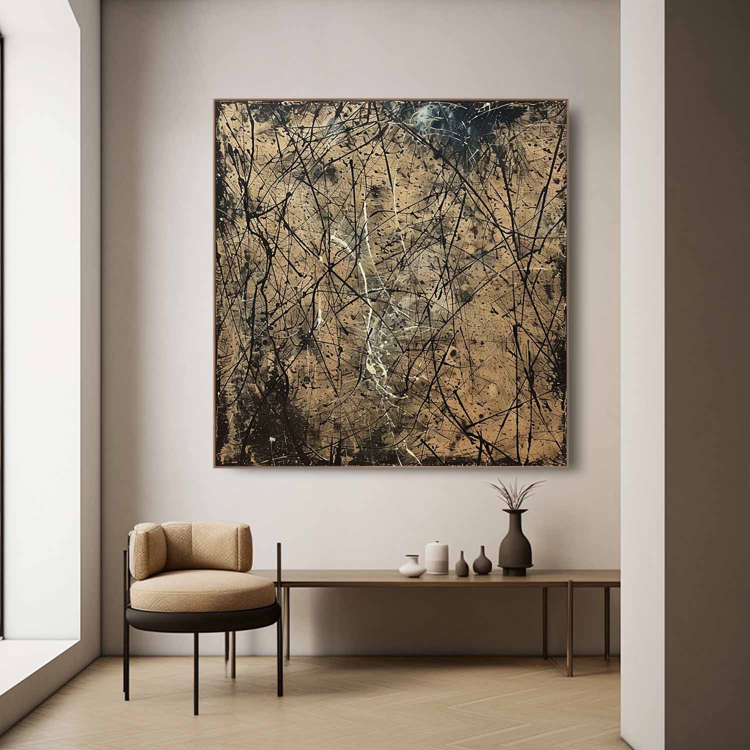 Abstract Expressionist Art AEA023 - Neutralighting