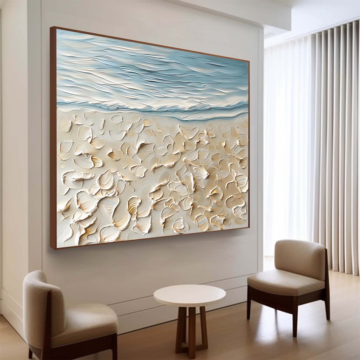 Plaster Art Texture Painting SG290 - Neutralighting