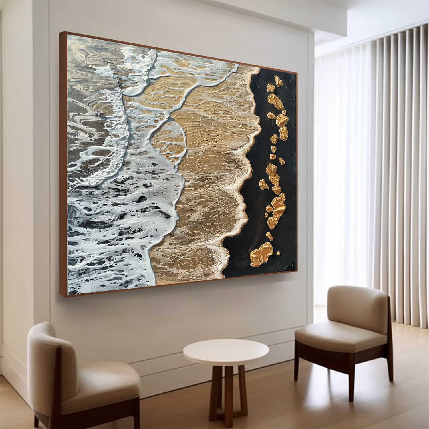 Plaster Art Texture Painting SG286 - Neutralighting