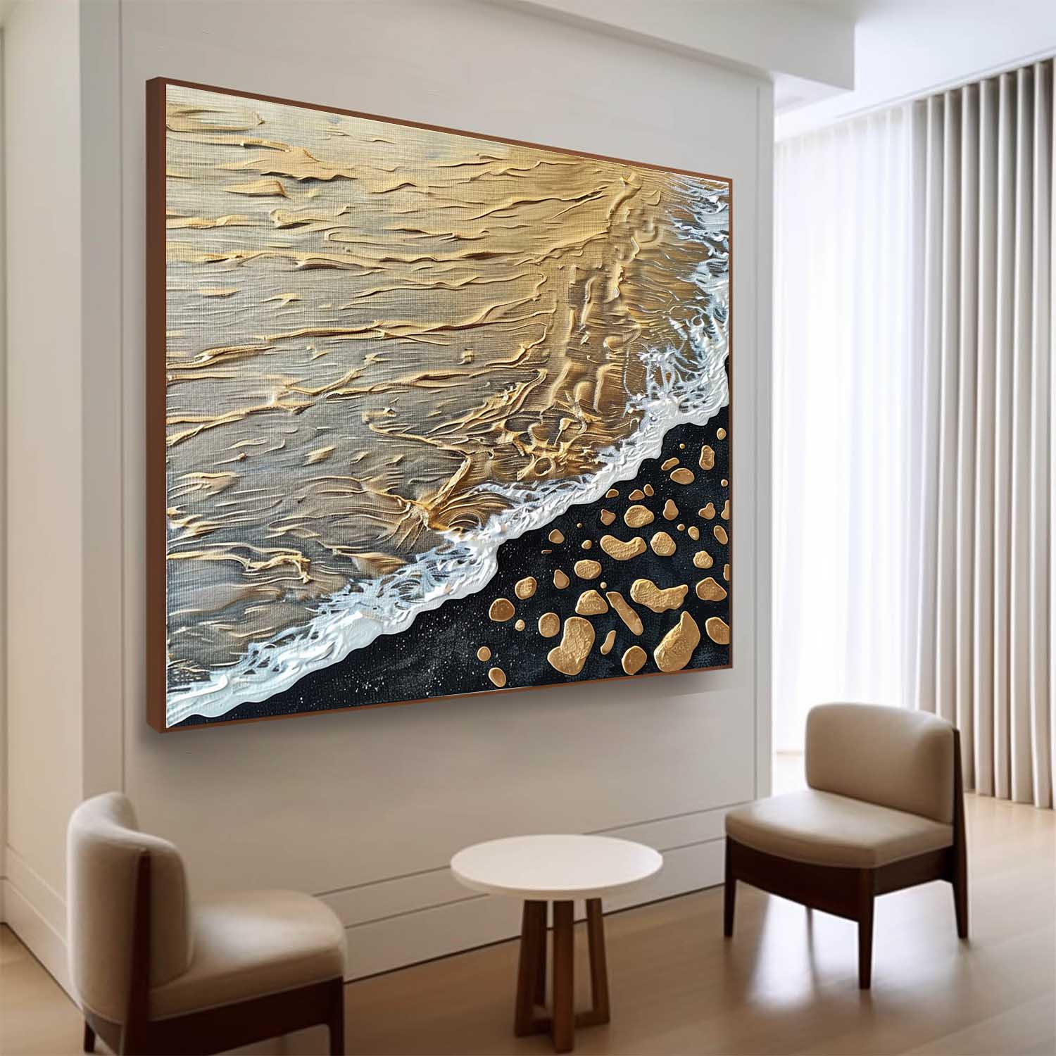 Plaster Art Texture Painting SG284 - Neutralighting