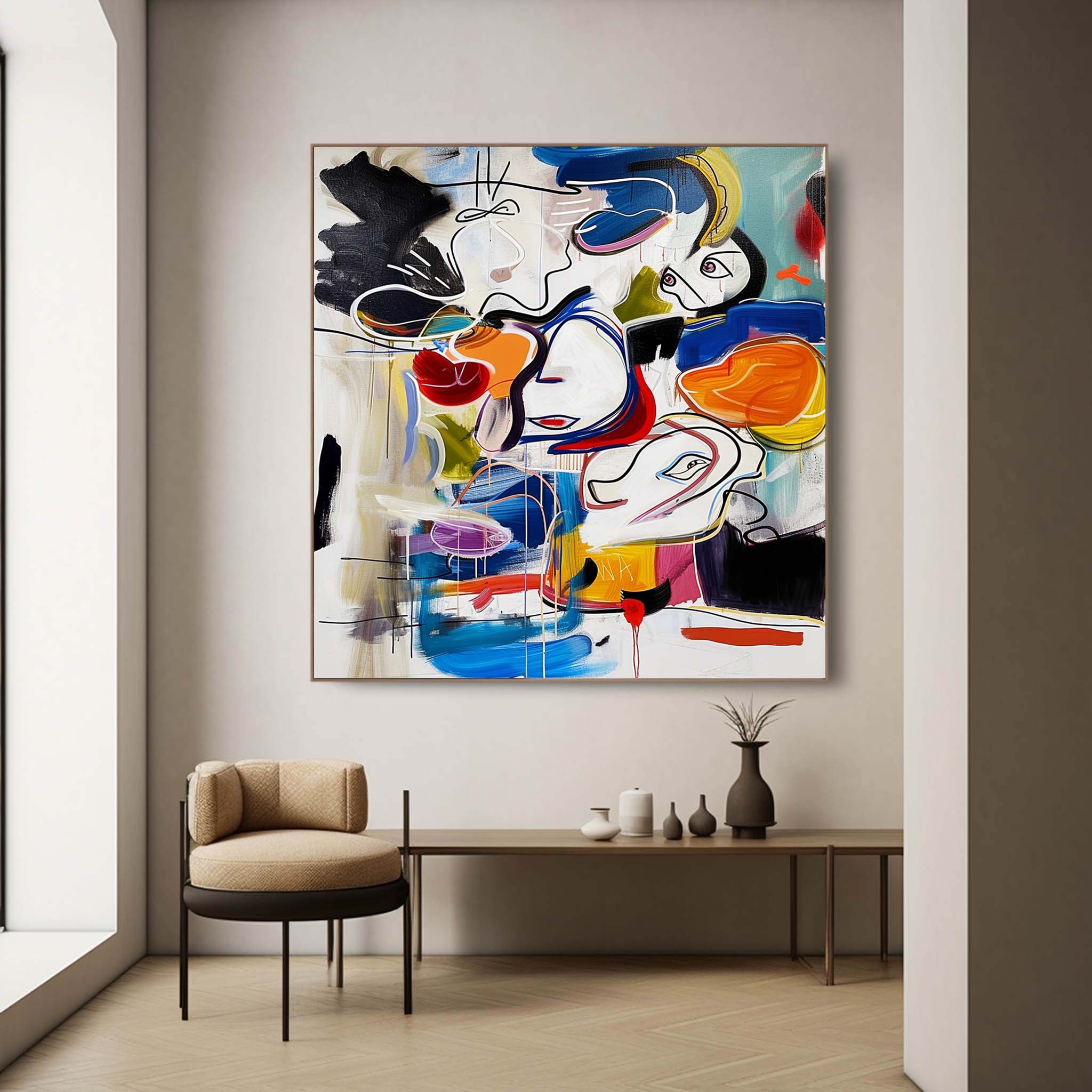 ABSTRACT GRAFFITI ART GA055 - Neutralighting