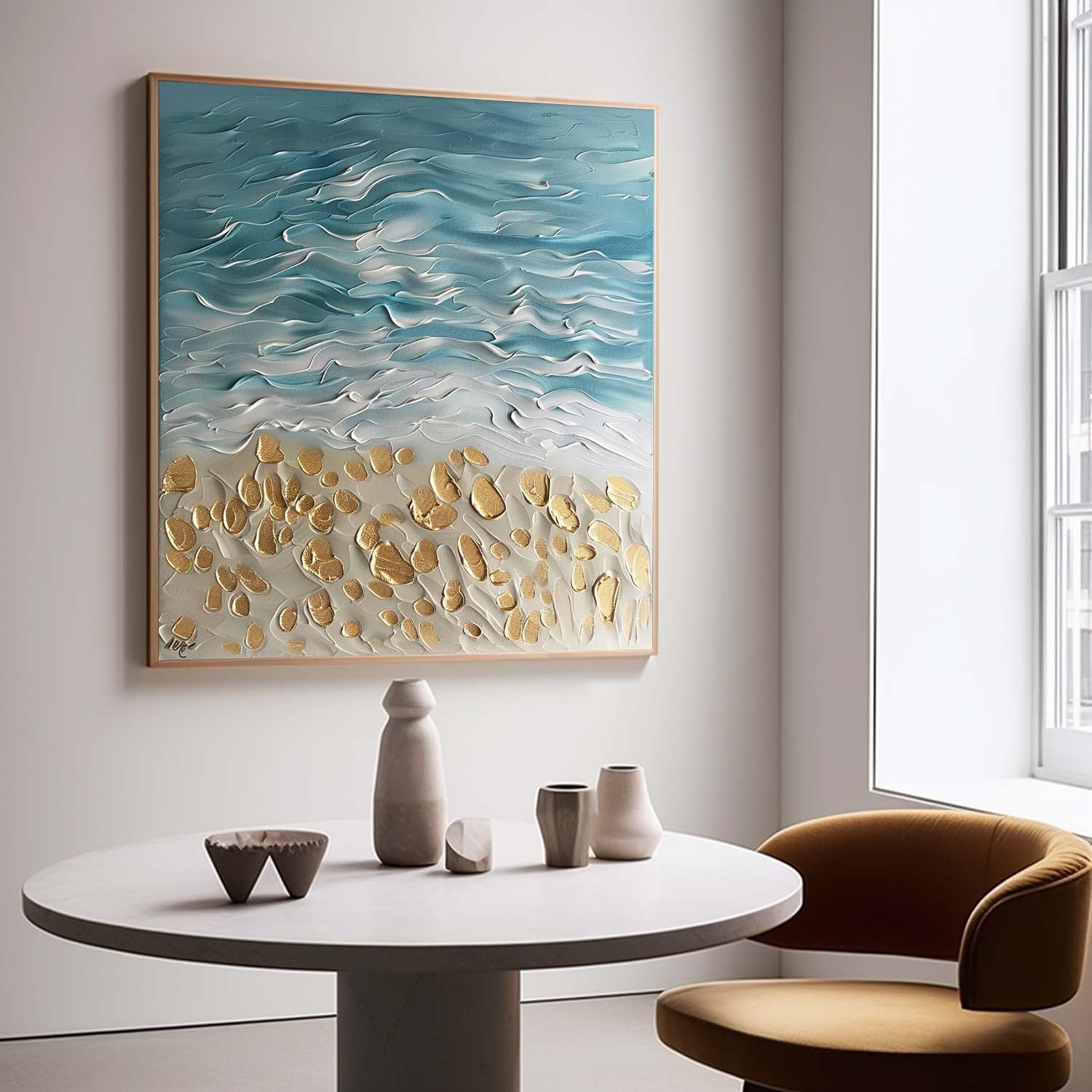 Plaster Art Texture Painting SG288 - Neutralighting