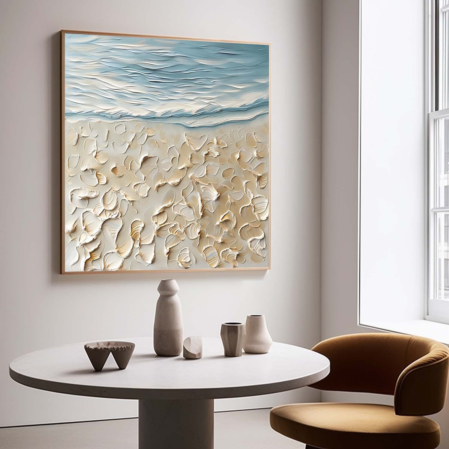 Plaster Art Texture Painting SG290 - Neutralighting