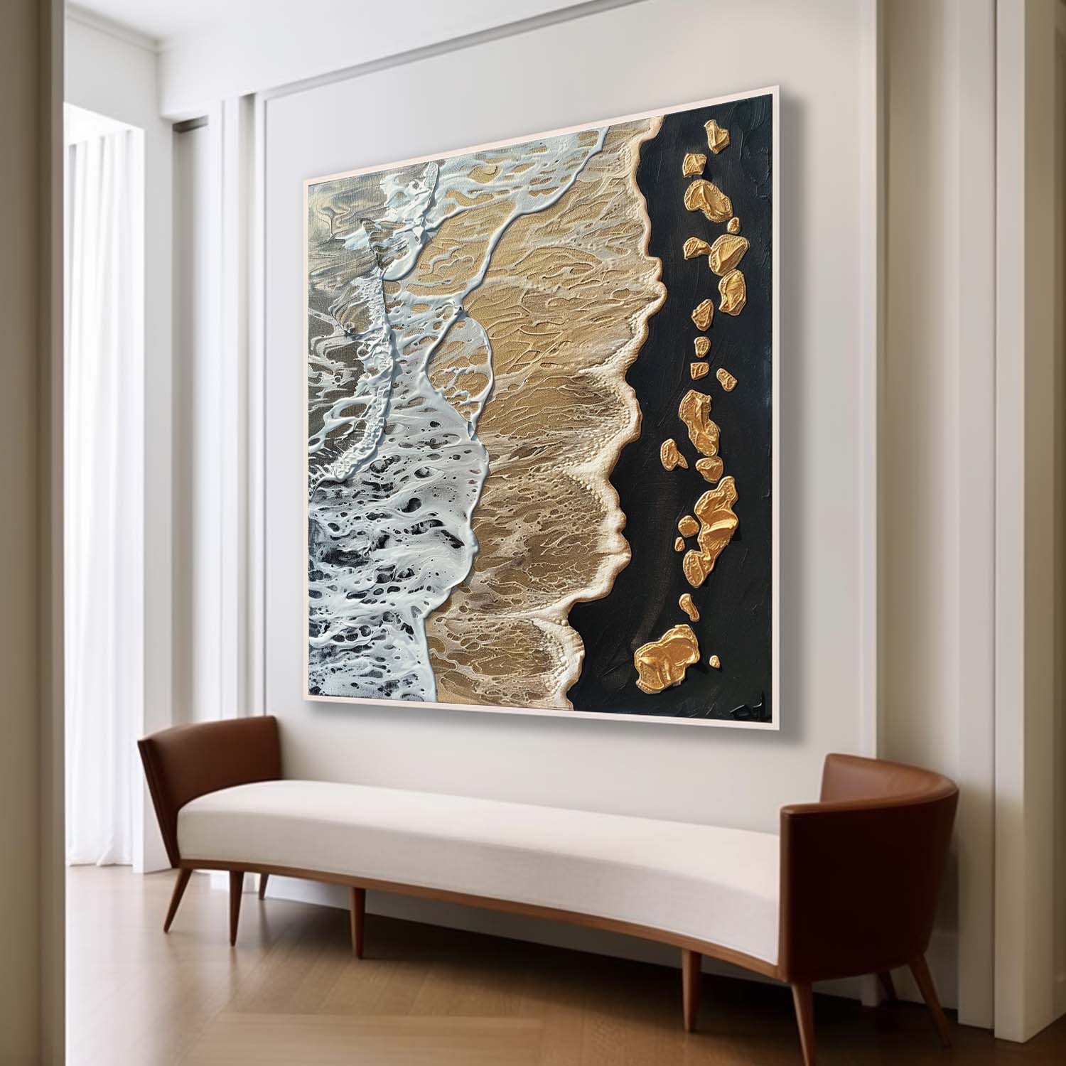 Plaster Art Texture Painting SG286 - Neutralighting