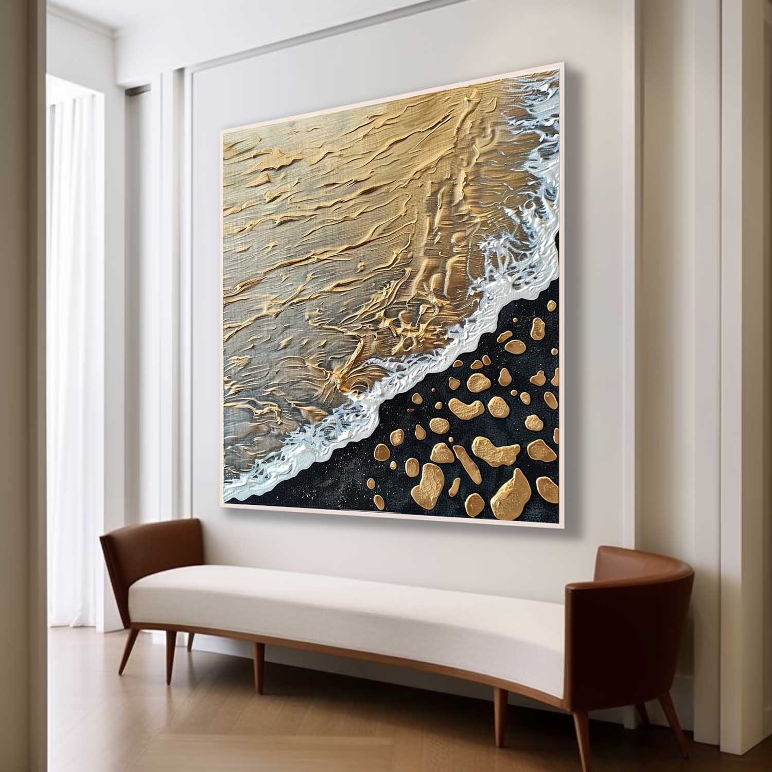 Plaster Art Texture Painting SG284 - Neutralighting