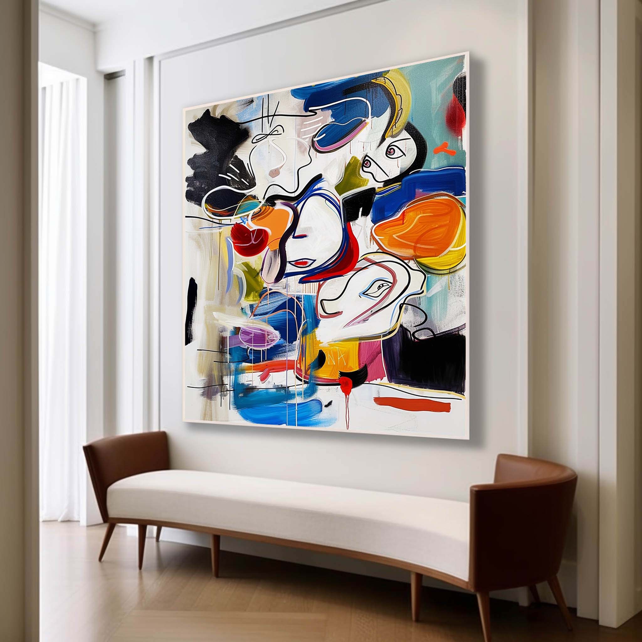 ABSTRACT GRAFFITI ART GA055 - Neutralighting