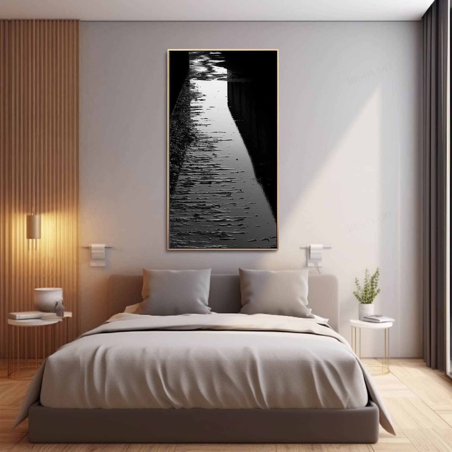 Plaster Art Texture Painting SG277 - Neutralighting