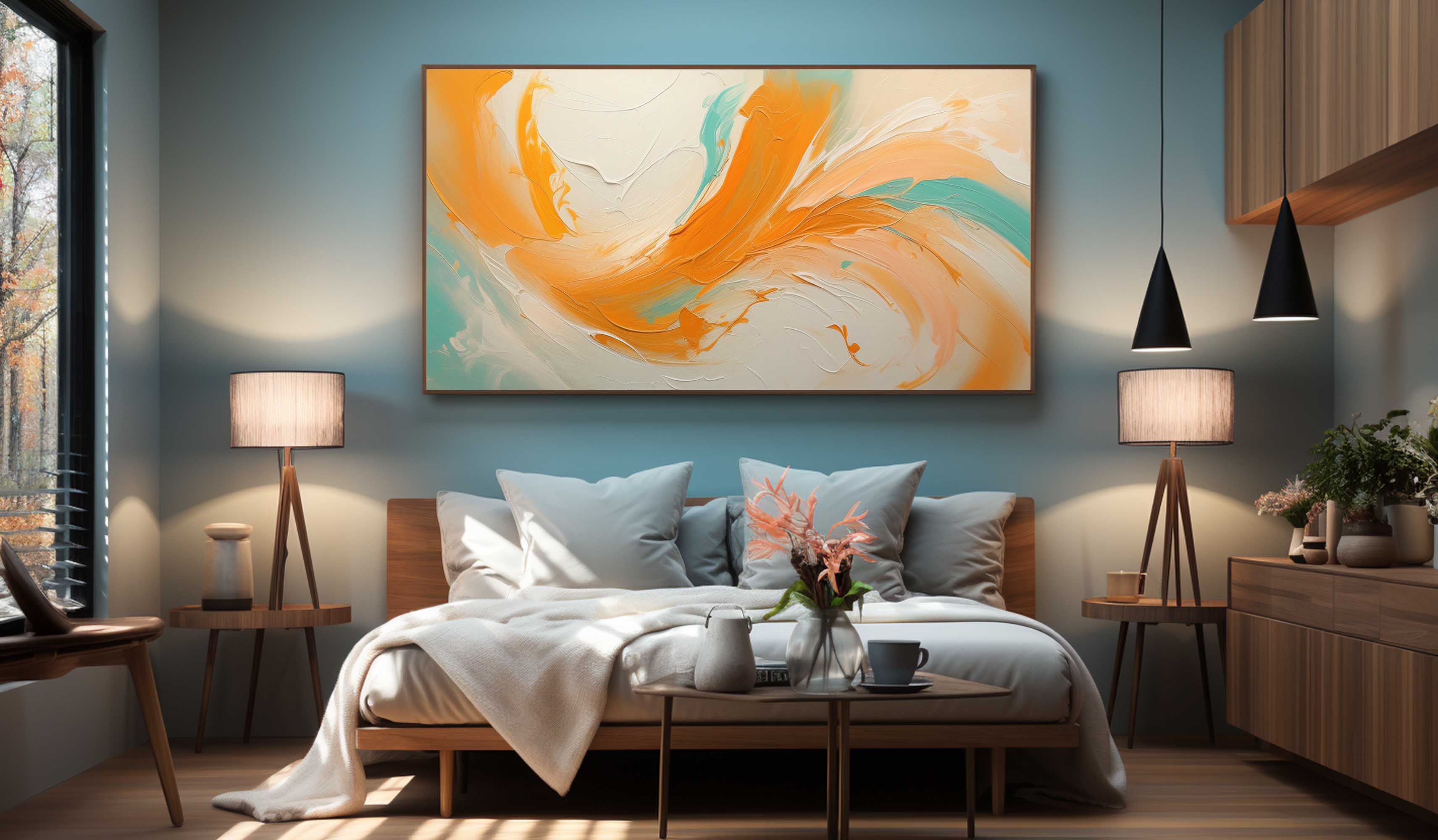 Wall Art Luminous Core Vibrant Energetic Chic
