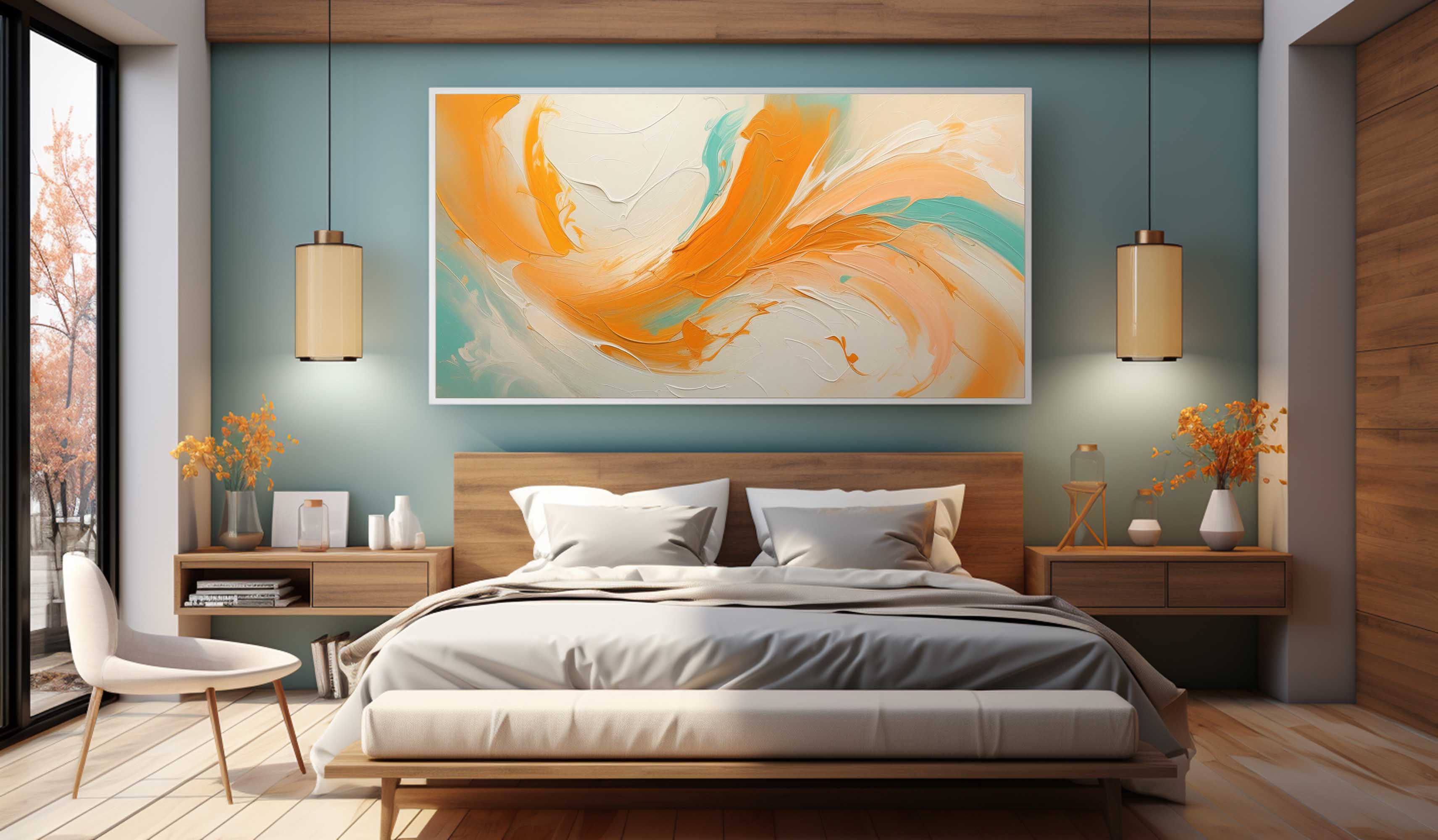 Wall Art Luminous Core Vibrant Energetic Chic
