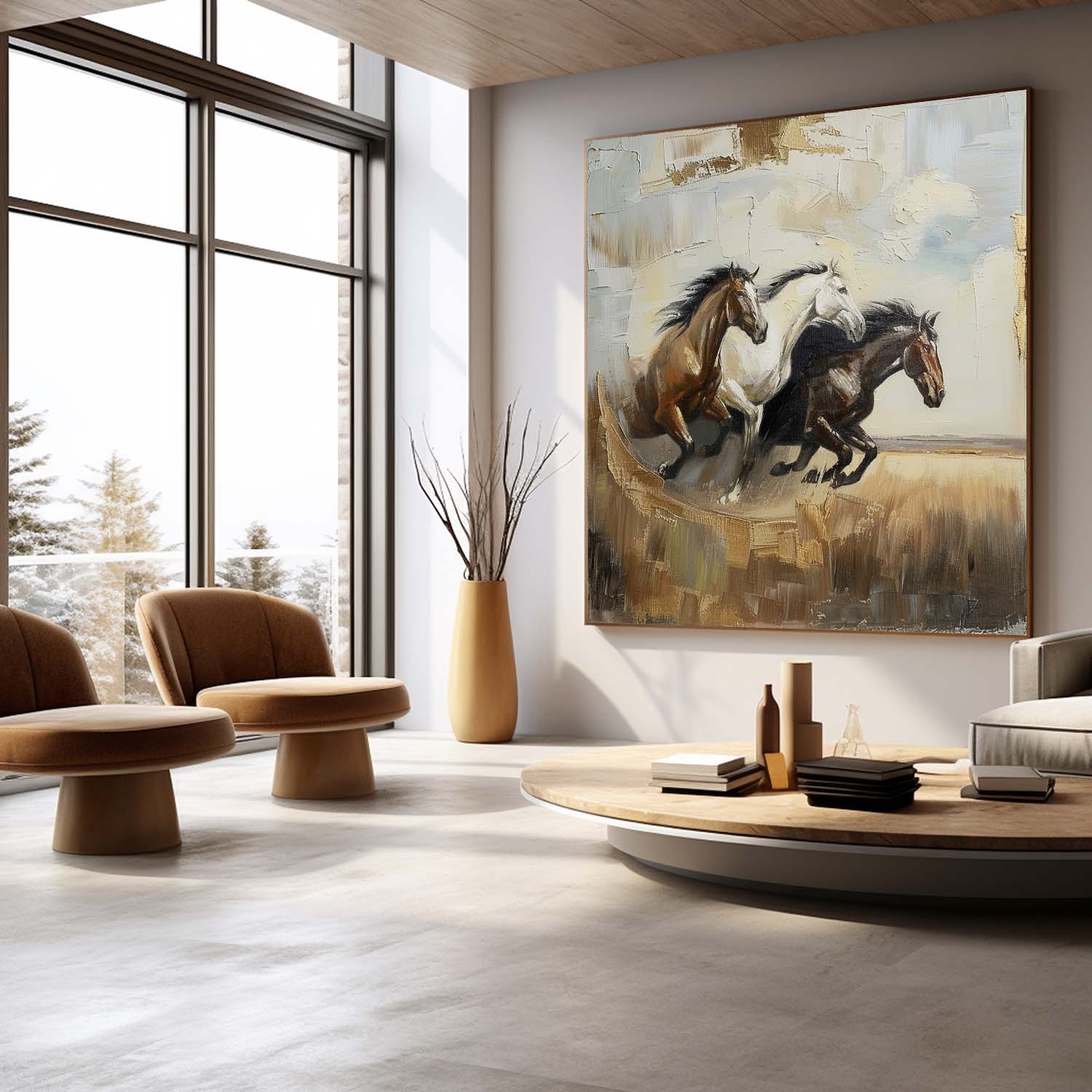 Wall Art Horse Painting