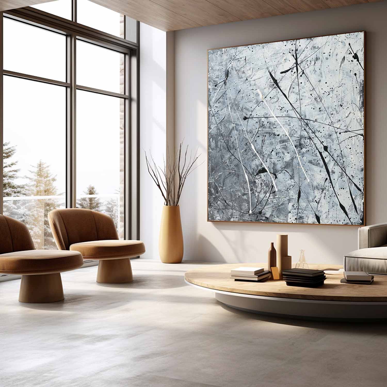Abstract Expressionist Art AEA033 - Neutralighting