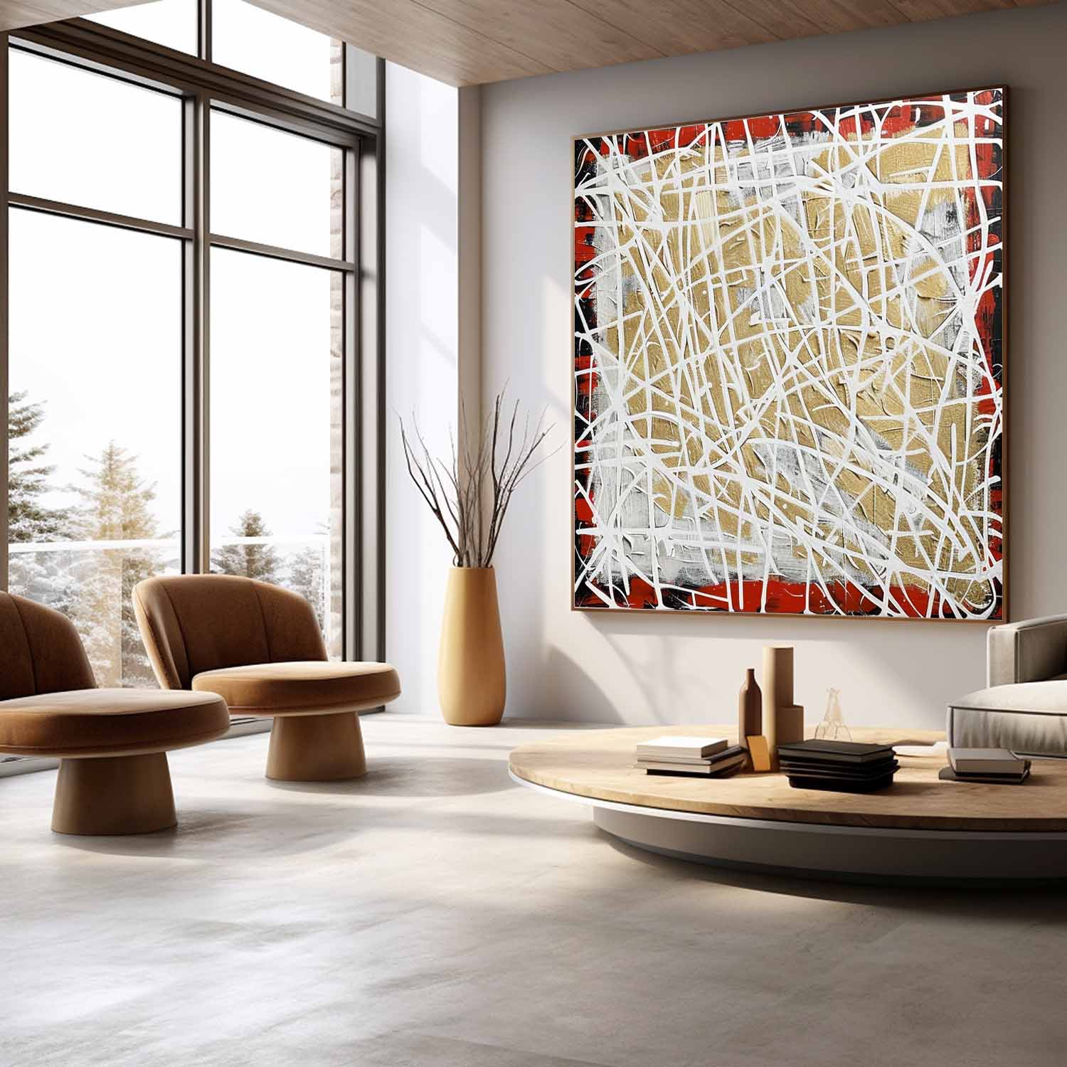 Abstract Expressionist Art AEA056 - Neutralighting