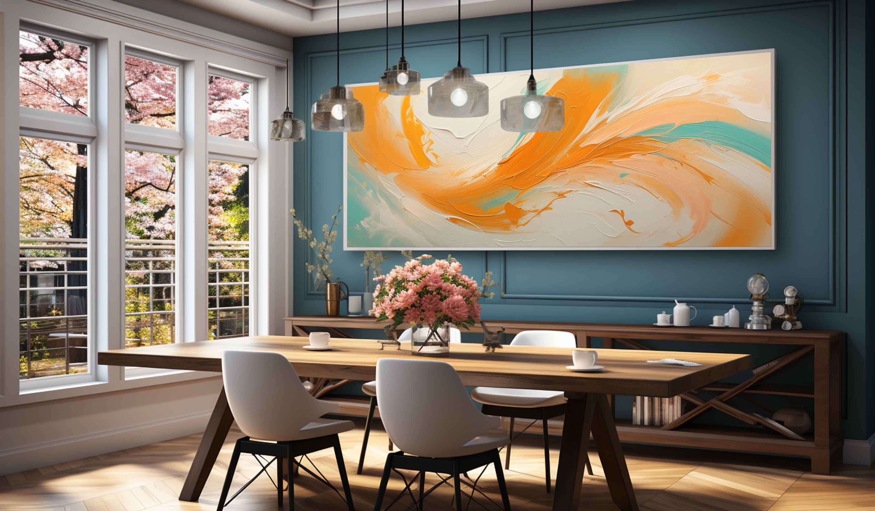 Wall Art Luminous Core Vibrant Energetic Chic