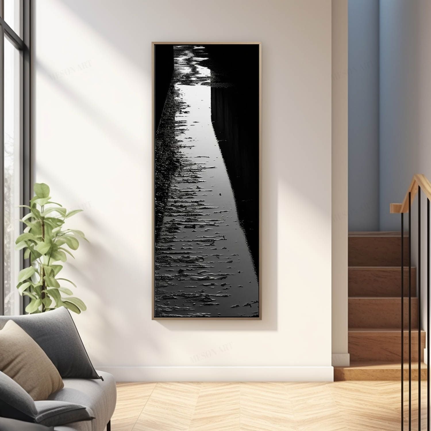 Plaster Art Texture Painting SG277 - Neutralighting