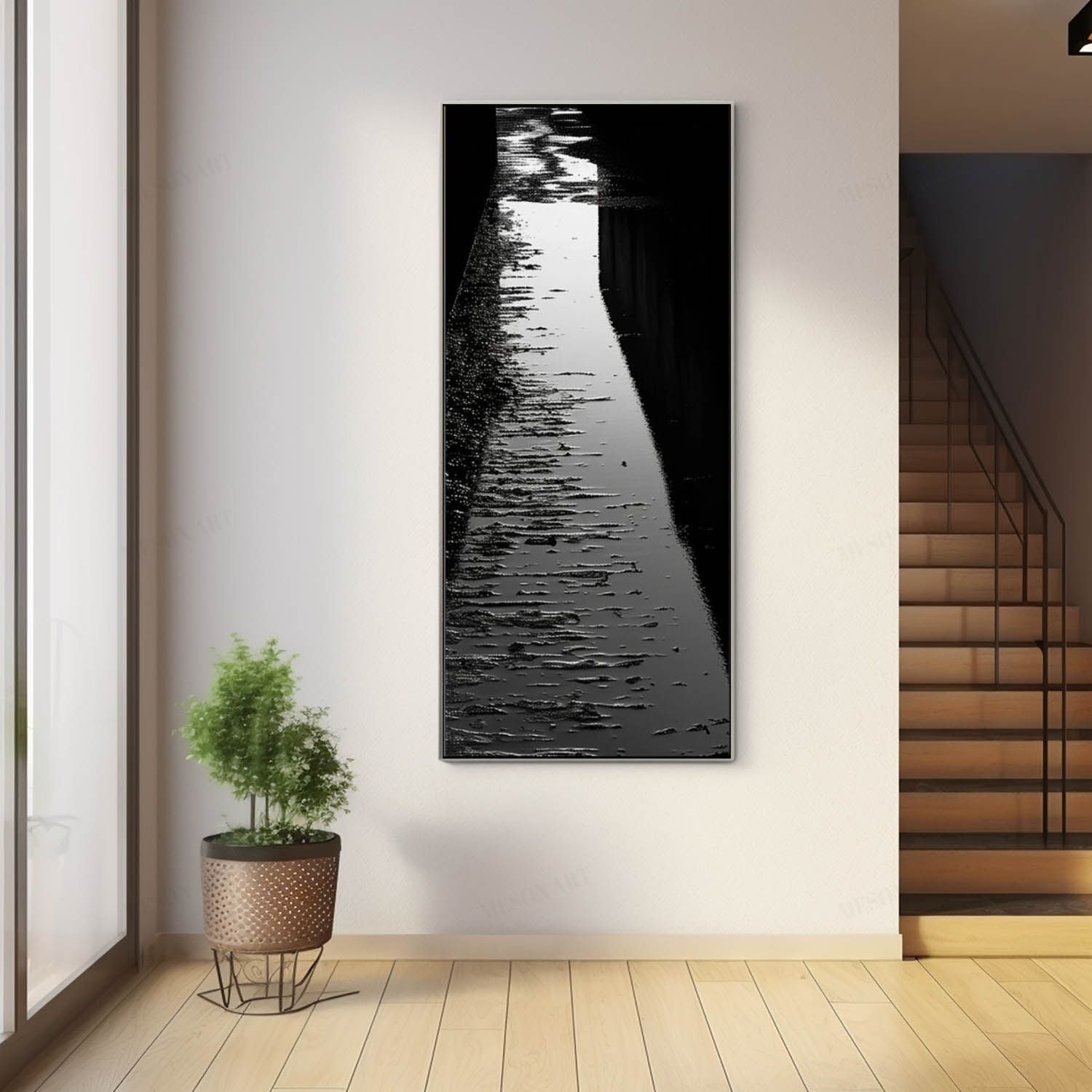 Plaster Art Texture Painting SG277 - Neutralighting