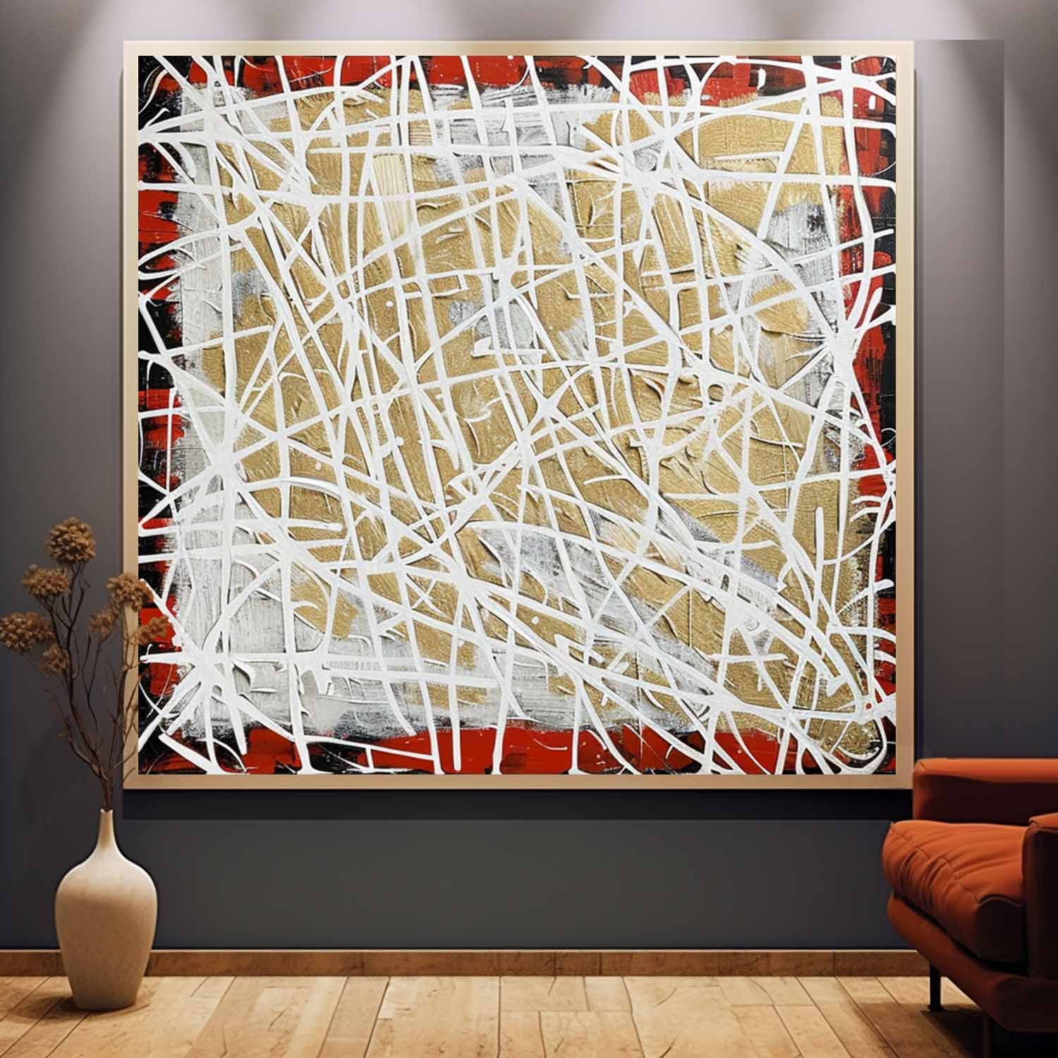 Abstract Expressionist Art AEA056 - Neutralighting
