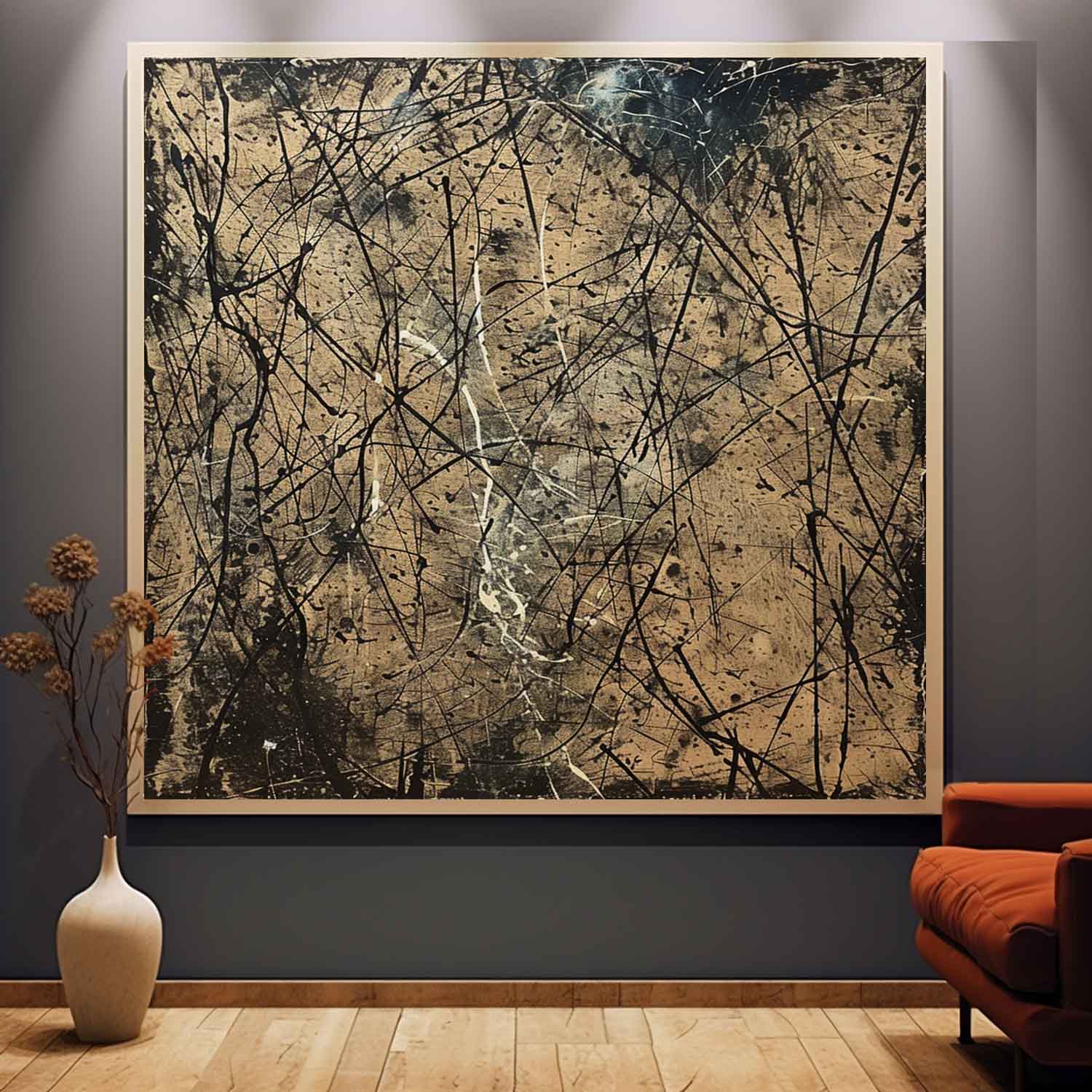 Abstract Expressionist Art AEA023 - Neutralighting